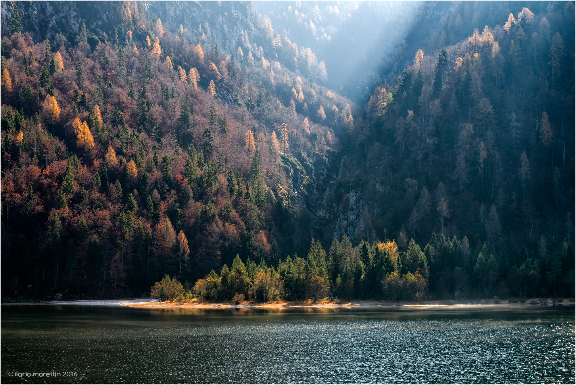 Sunstroke on the lake