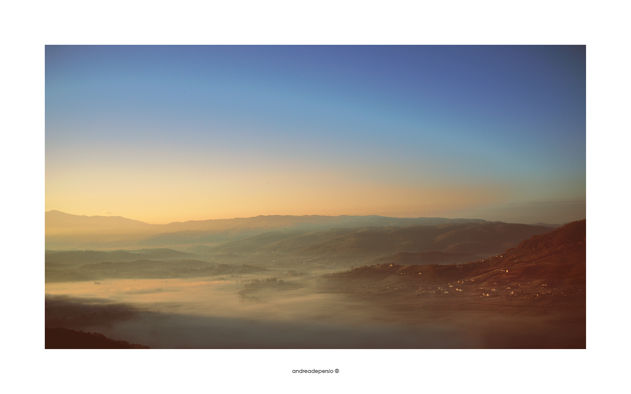 Posta Fibreno in the fog!