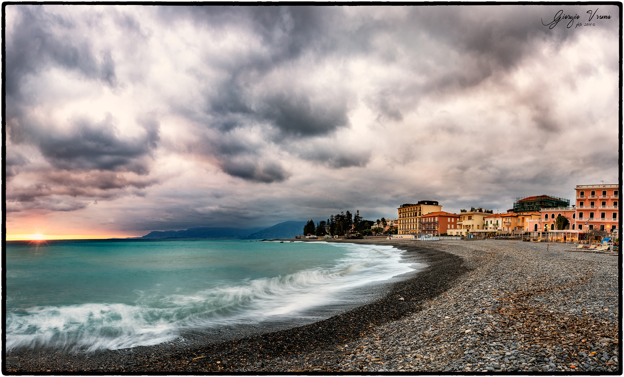 Bordighera sunset...