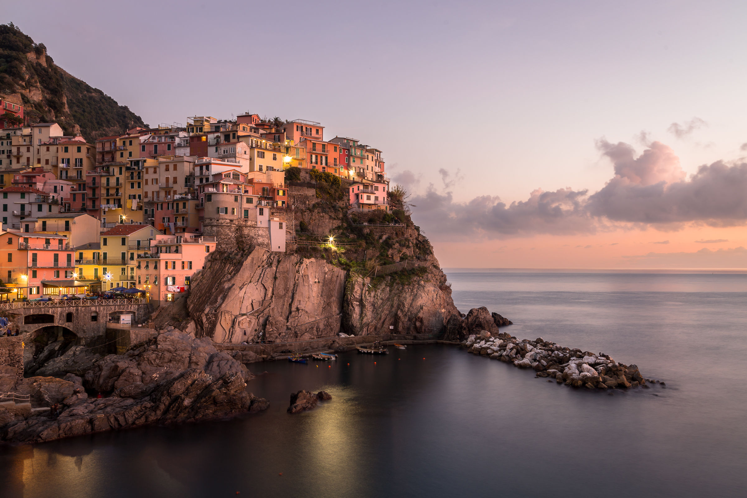 Sunset at Manarola