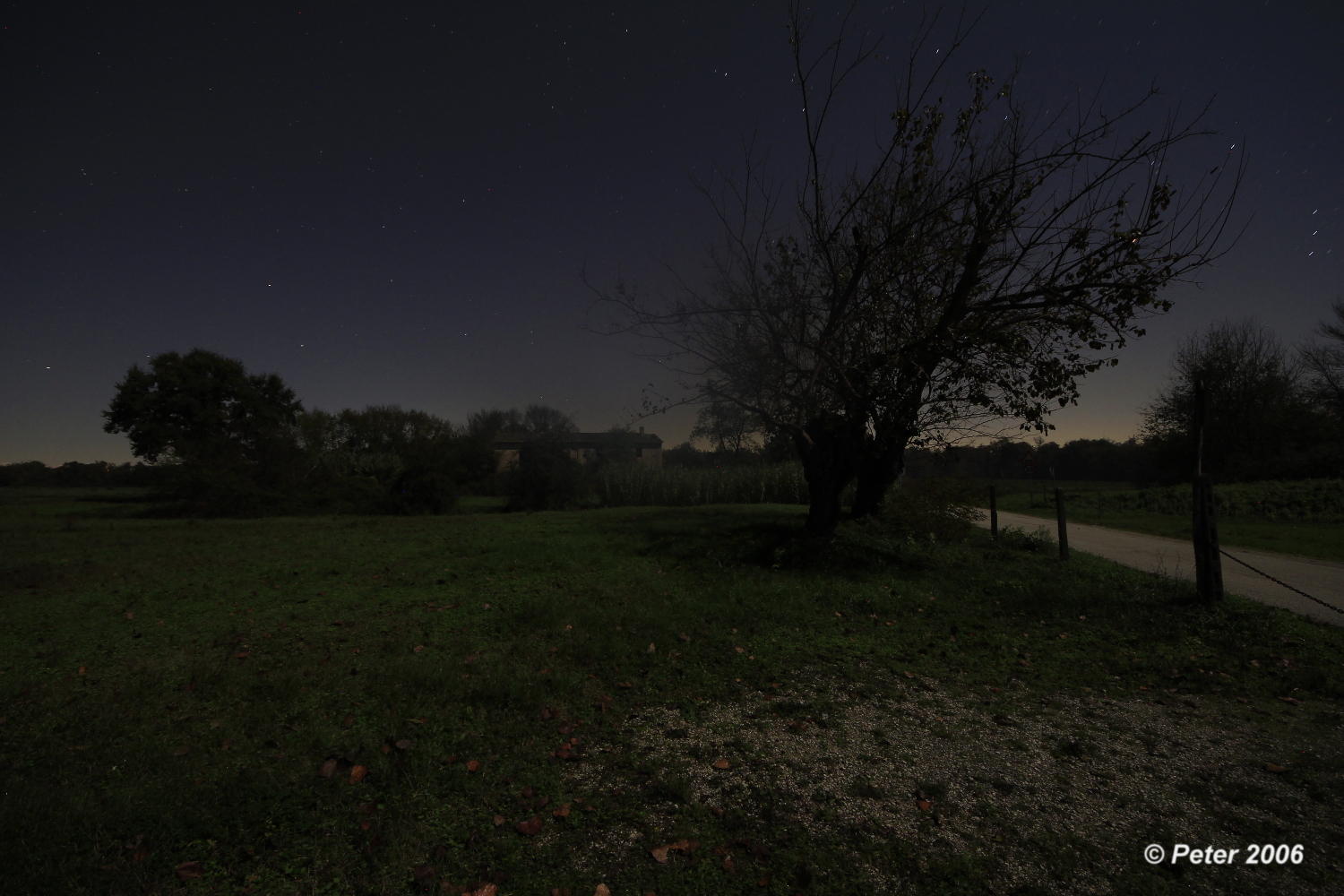 Vecchi casolari al lume di luna