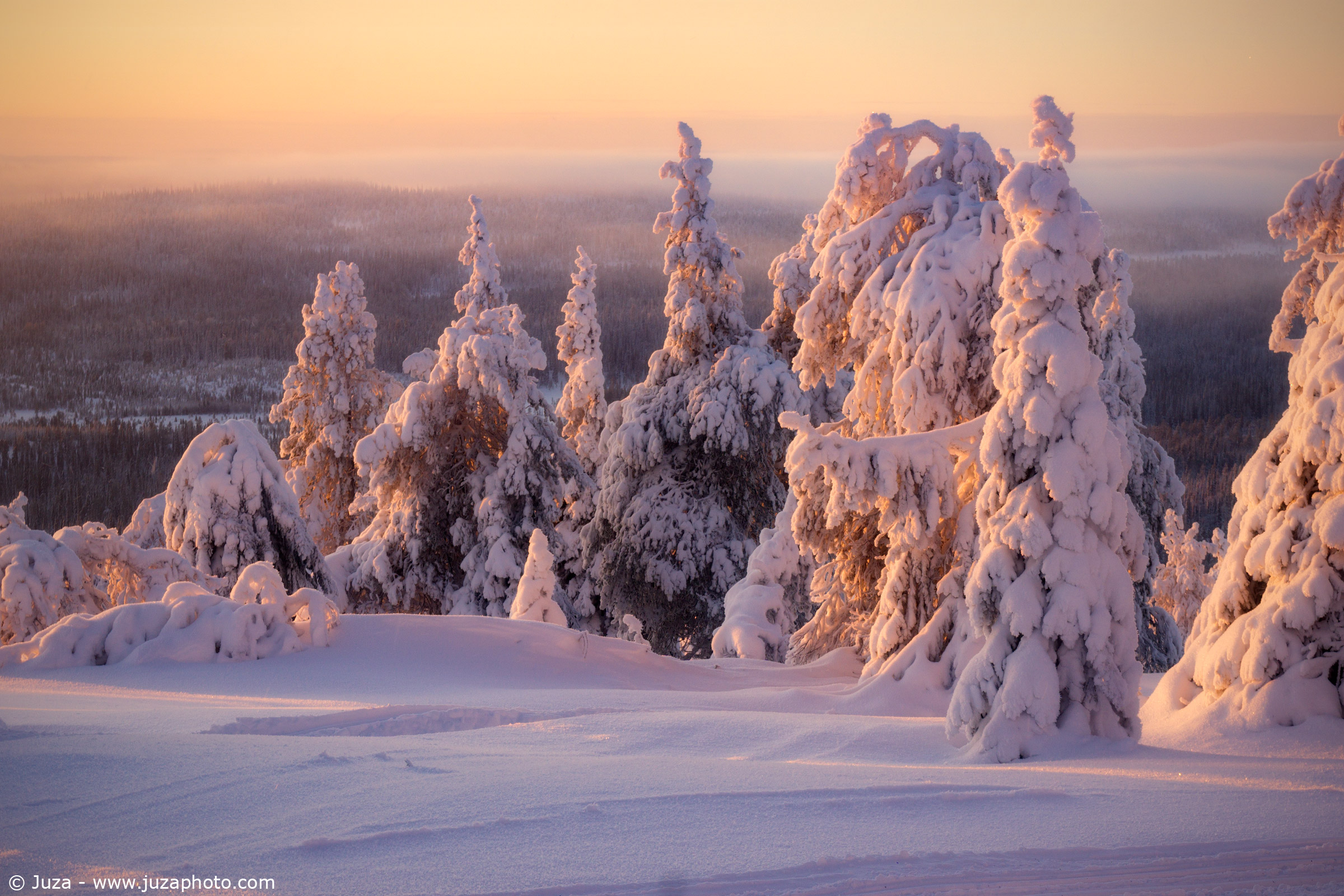 Riisitunturi, icy spell