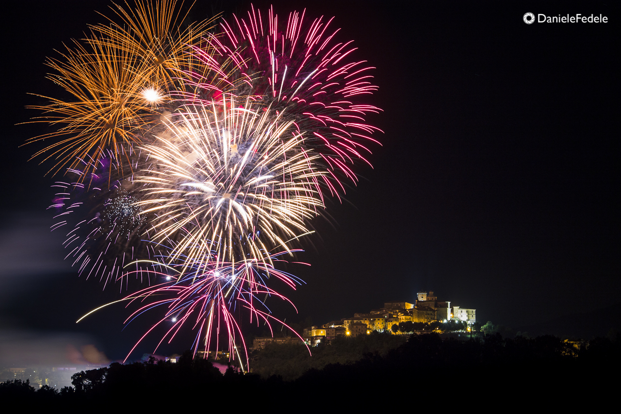 Fuochi d'artifici a Pofi