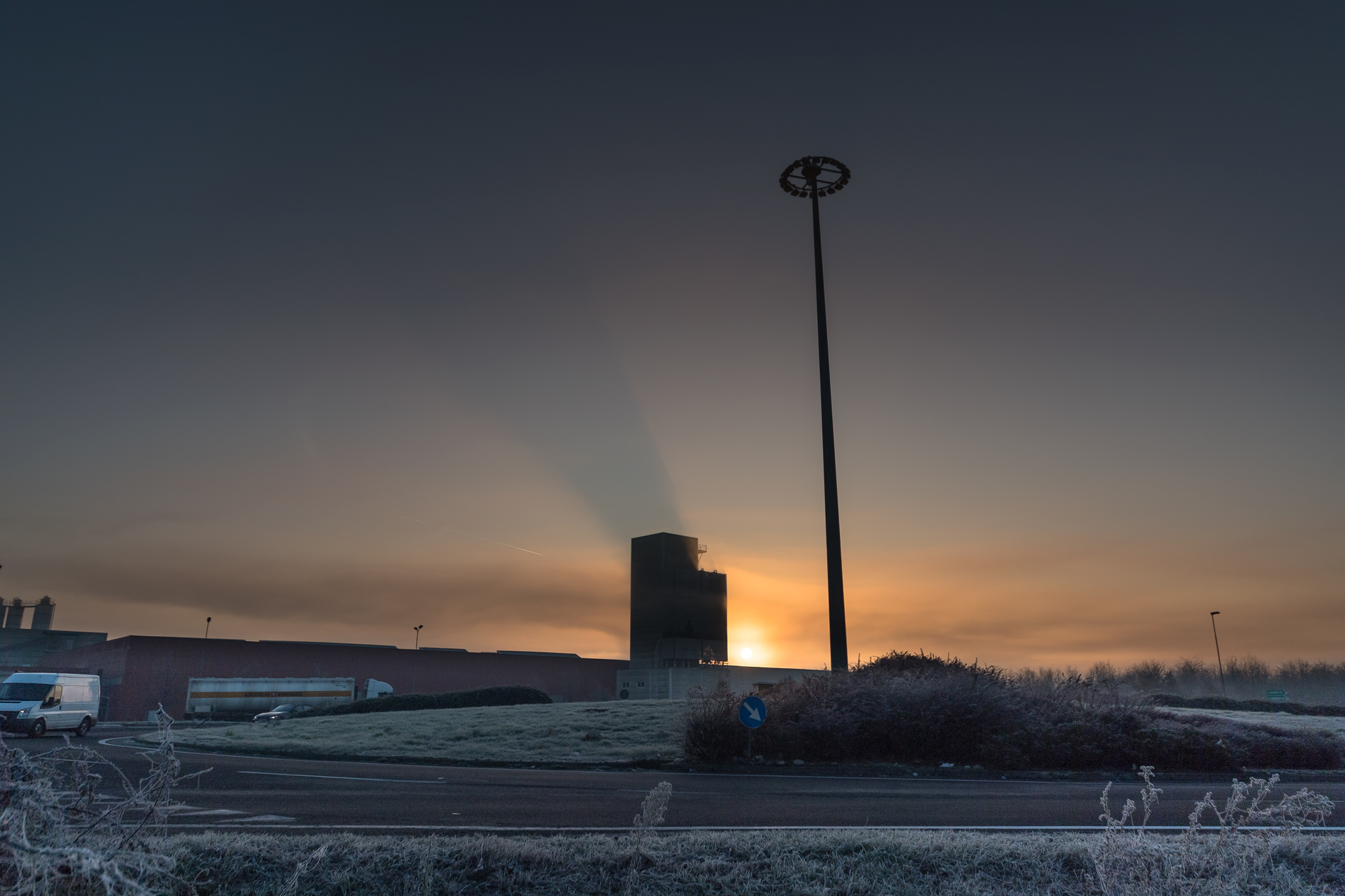 le prime luci dell'alba