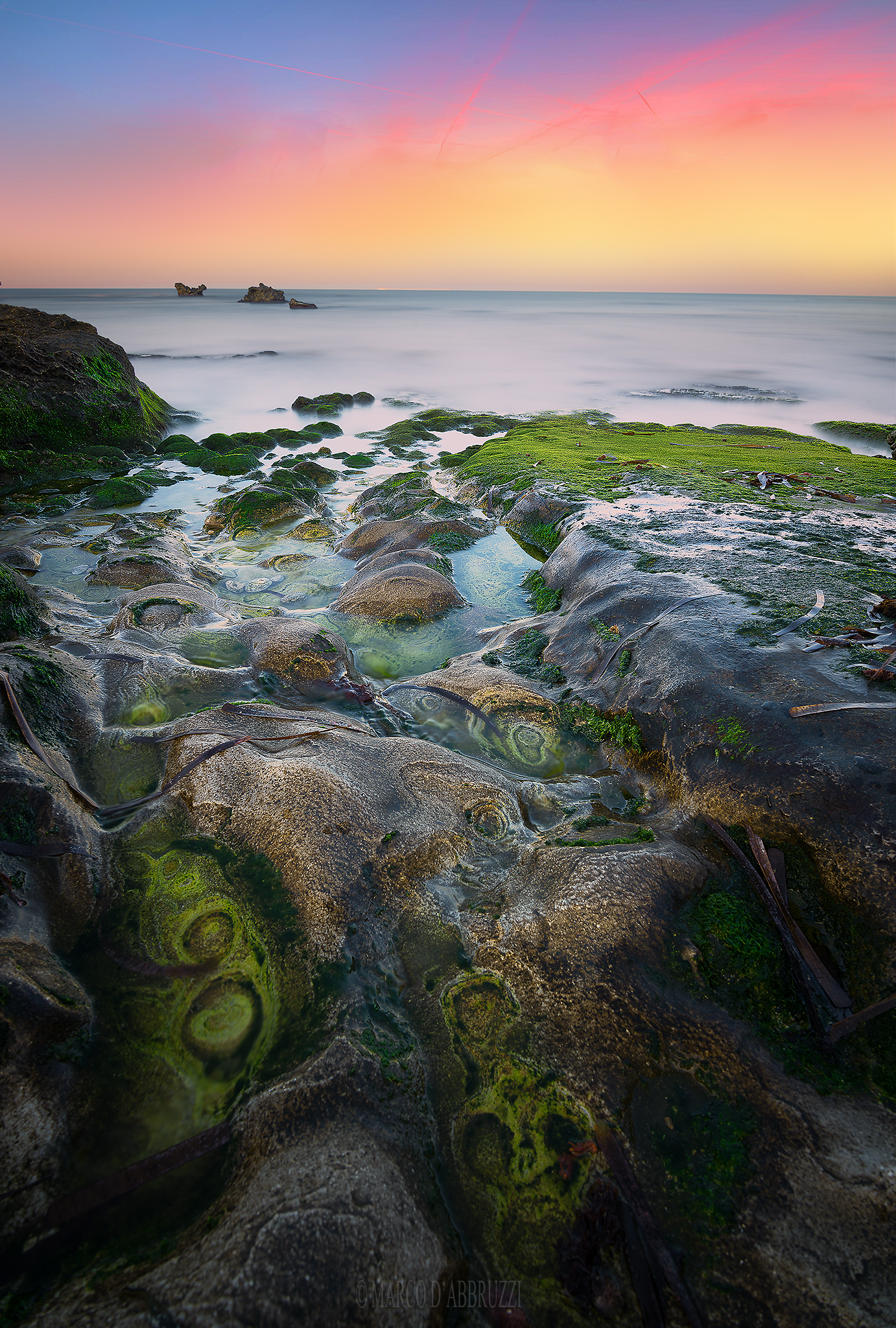 Sunrise on the rocks ...