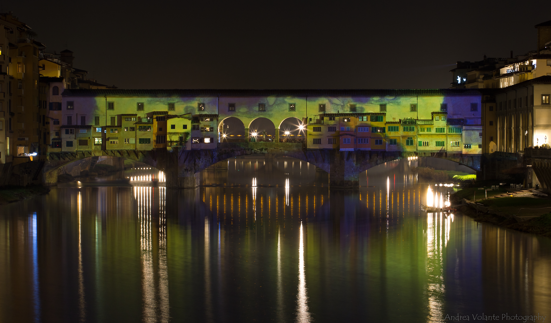 F-lights 2016 ..la magia delle luci sul Ponte Vecchio.