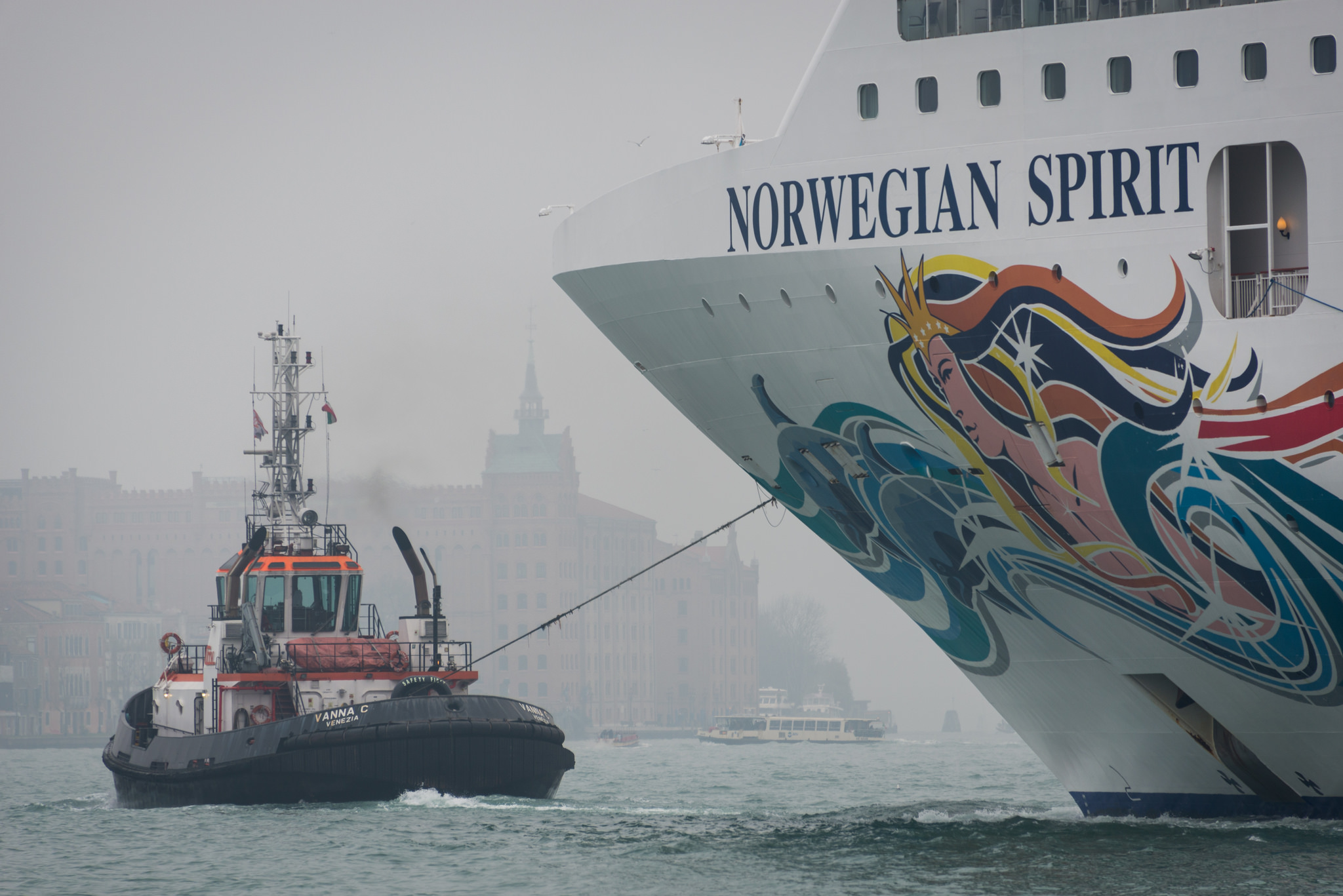 Omaggio a Gardin (Le grandi navi a Venezia)