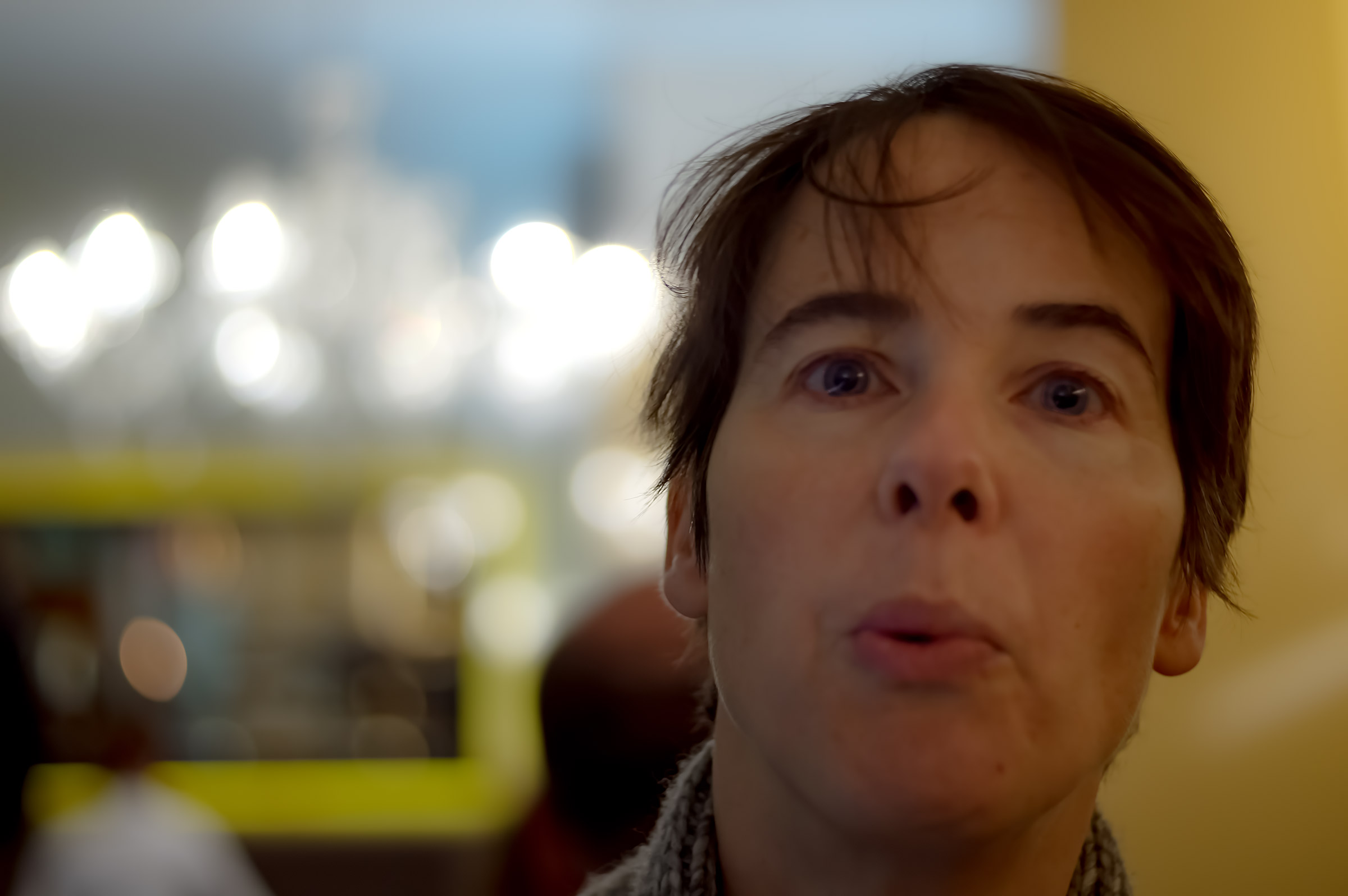 A pranzo con una maestra di yoga