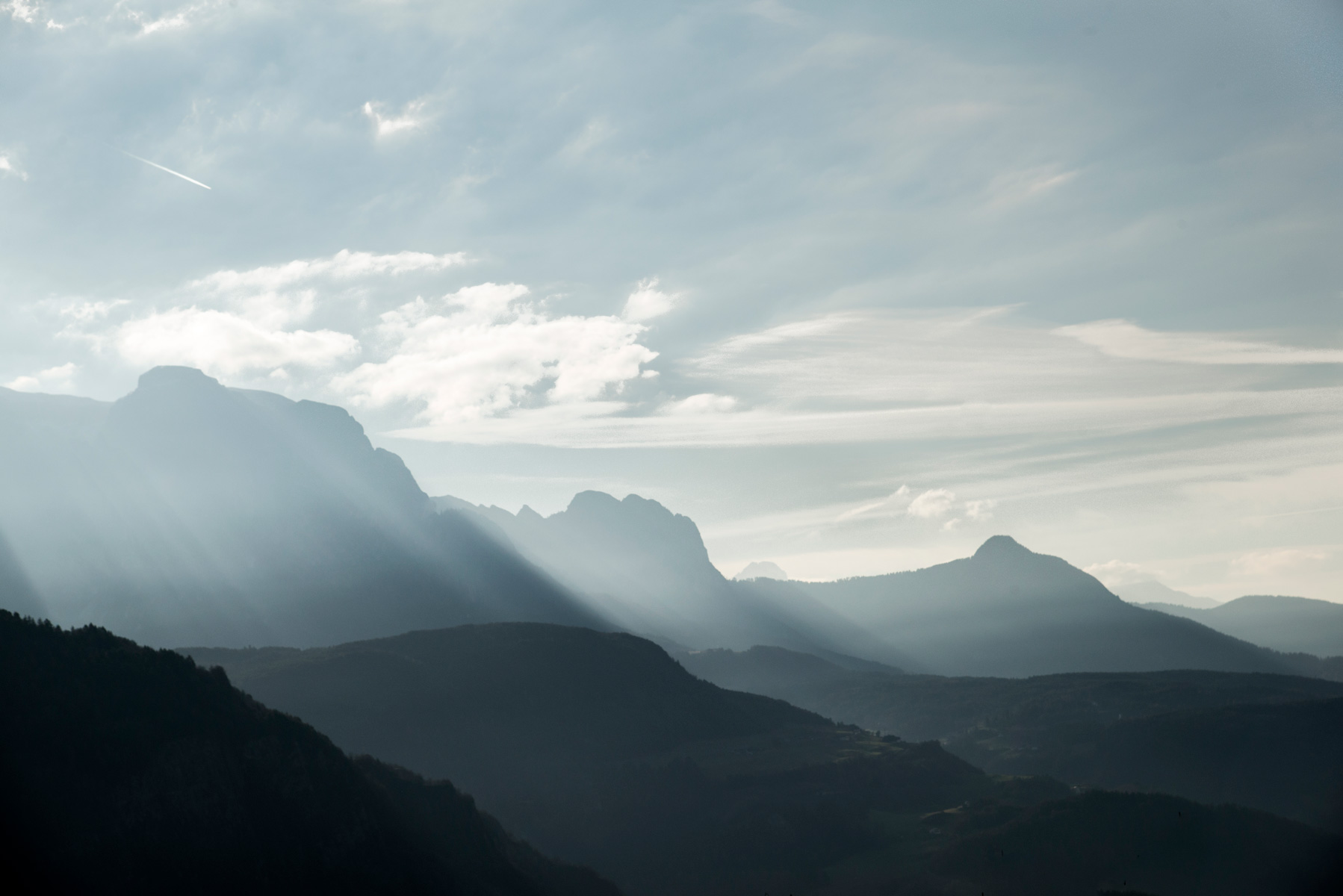 Da Barbiano ; deboli raggi di sole
