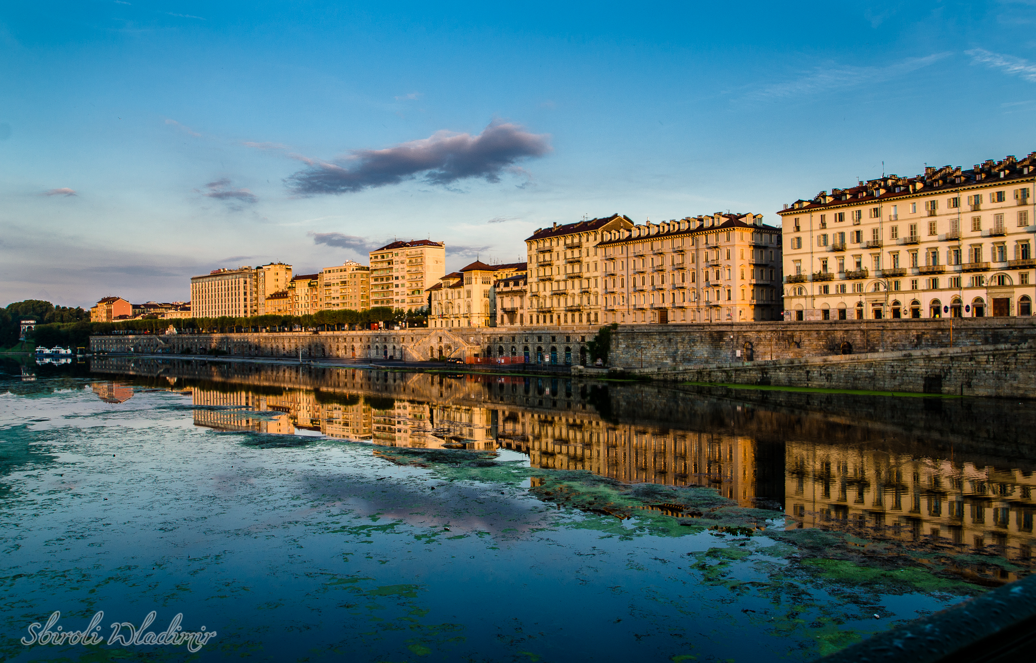 Sunrise on the Po 1 - Torino