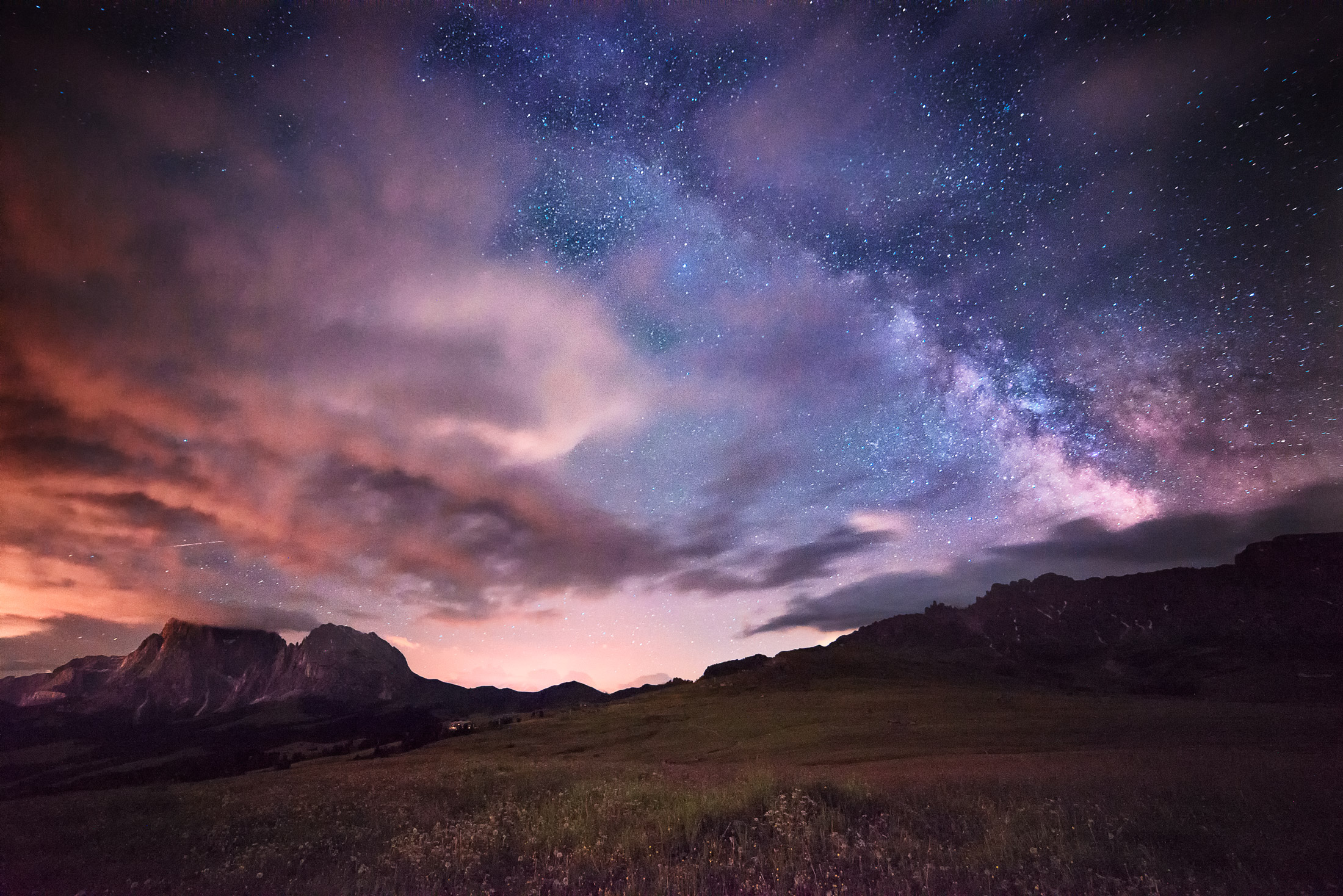 Mezzanotte all'Alpe di Siusi