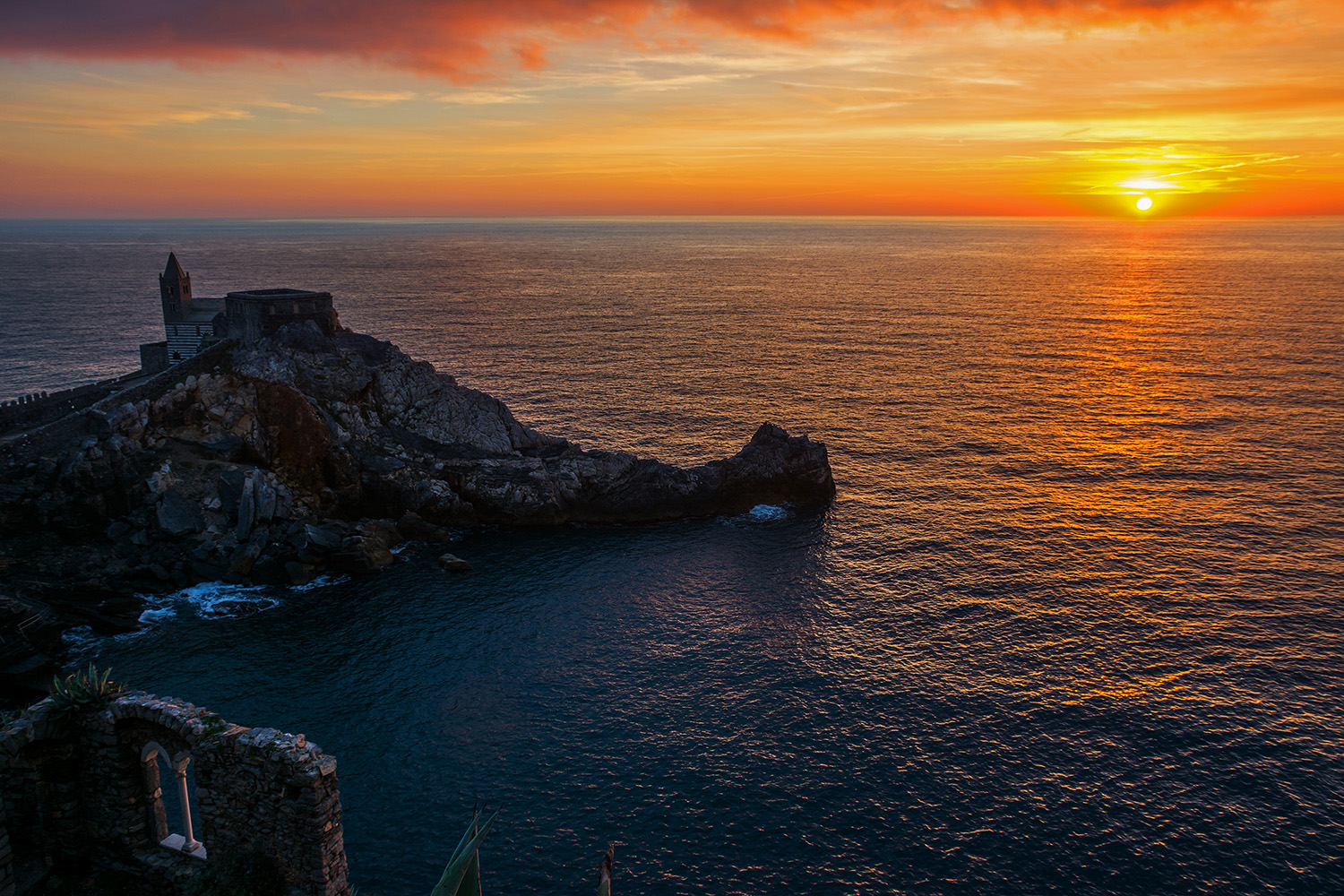 Il tramonto di Portovenere