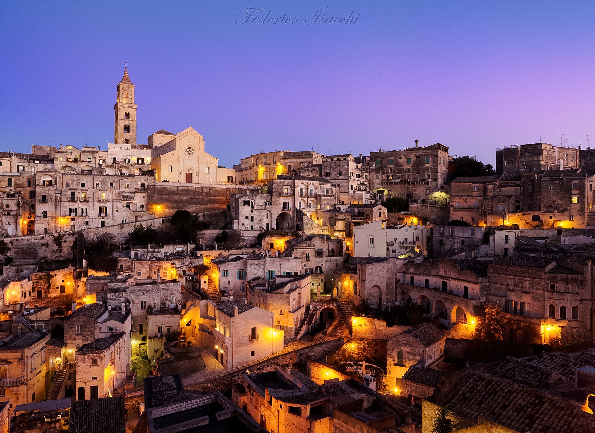 Matera all'ora blù