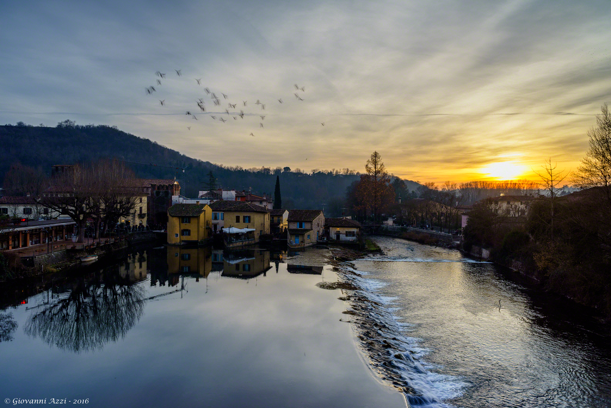 Christmas and sunset Borghetto