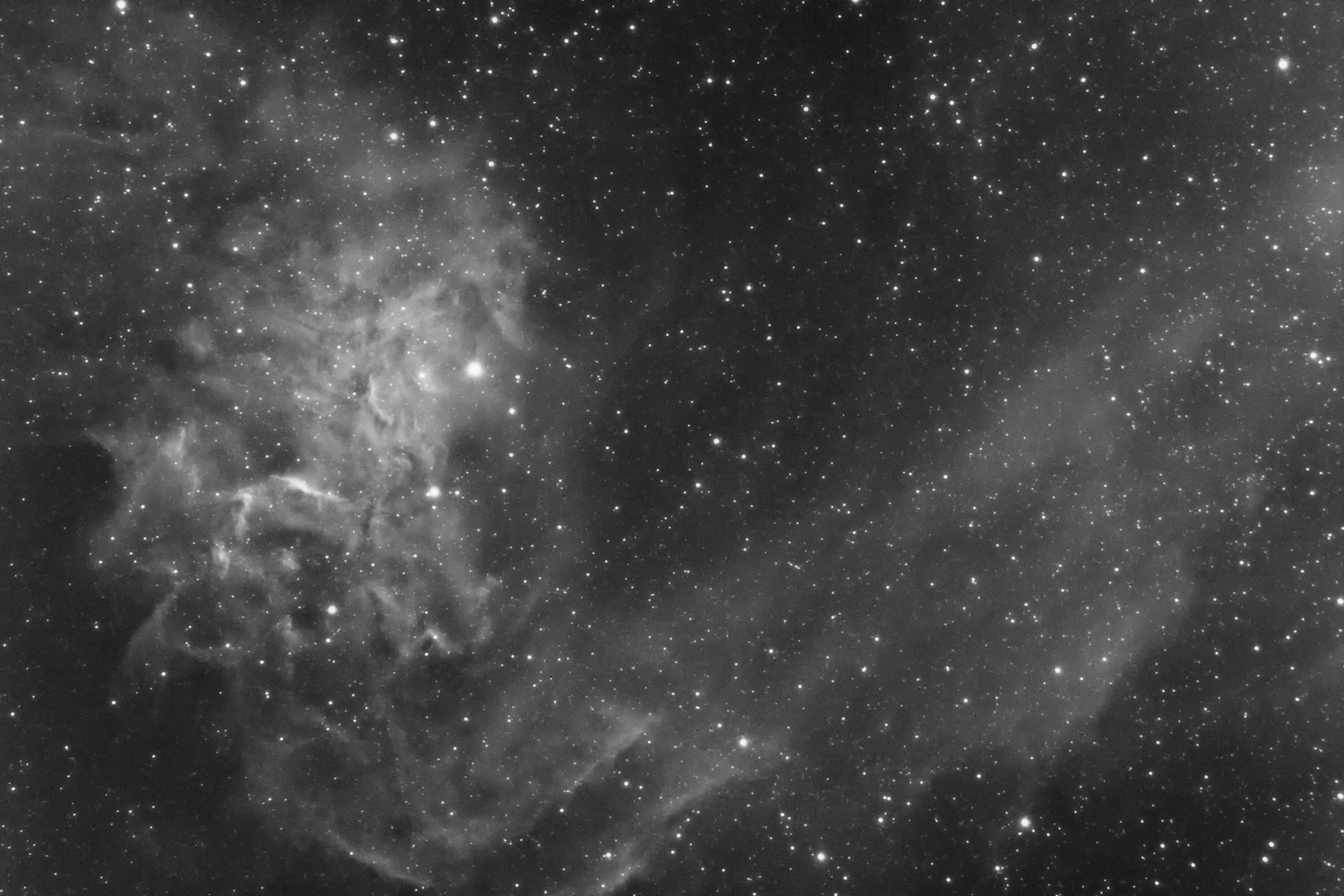 Ic405 nebula in Auriga