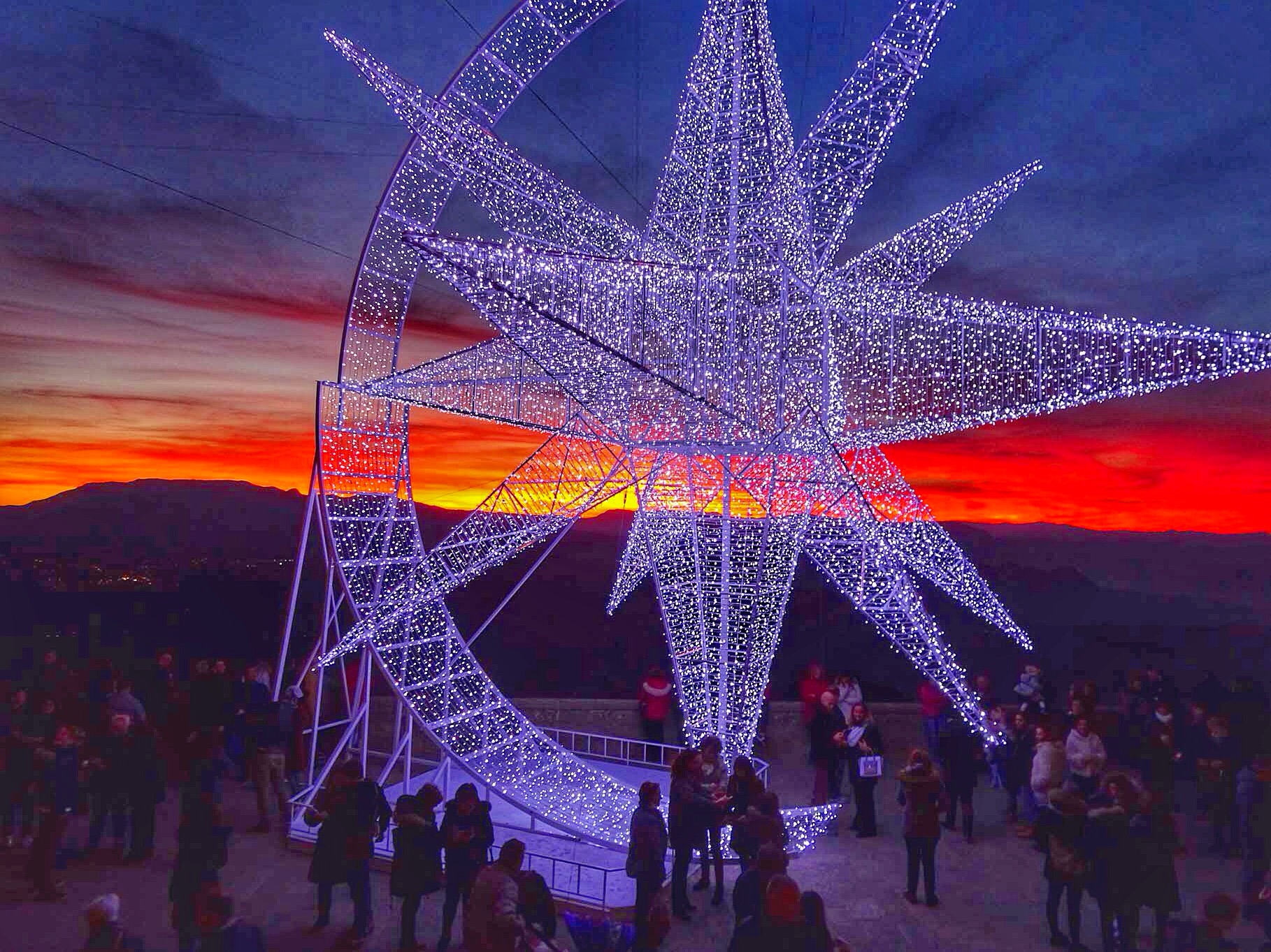 The star of the sunset