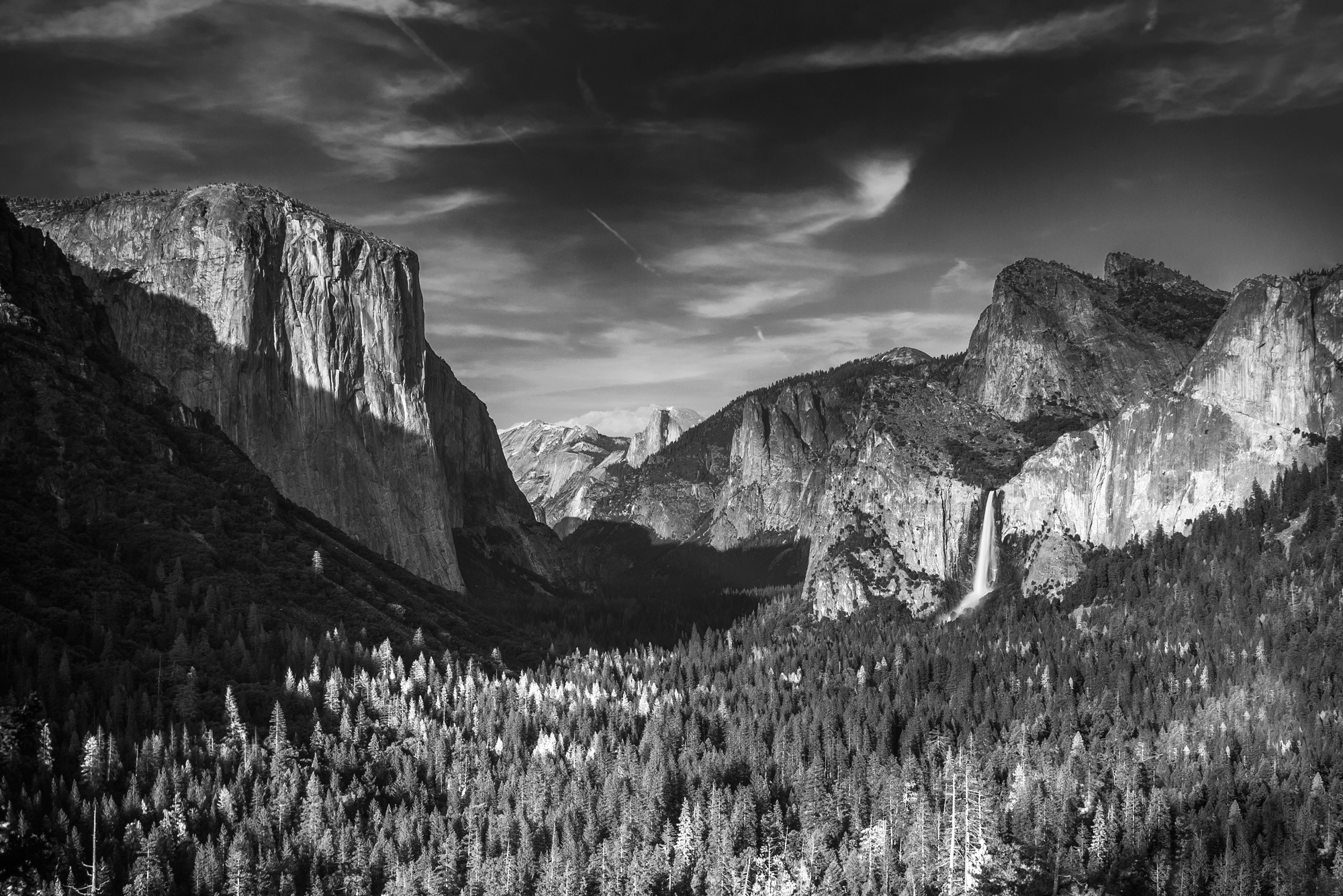 The valley of Yosemity