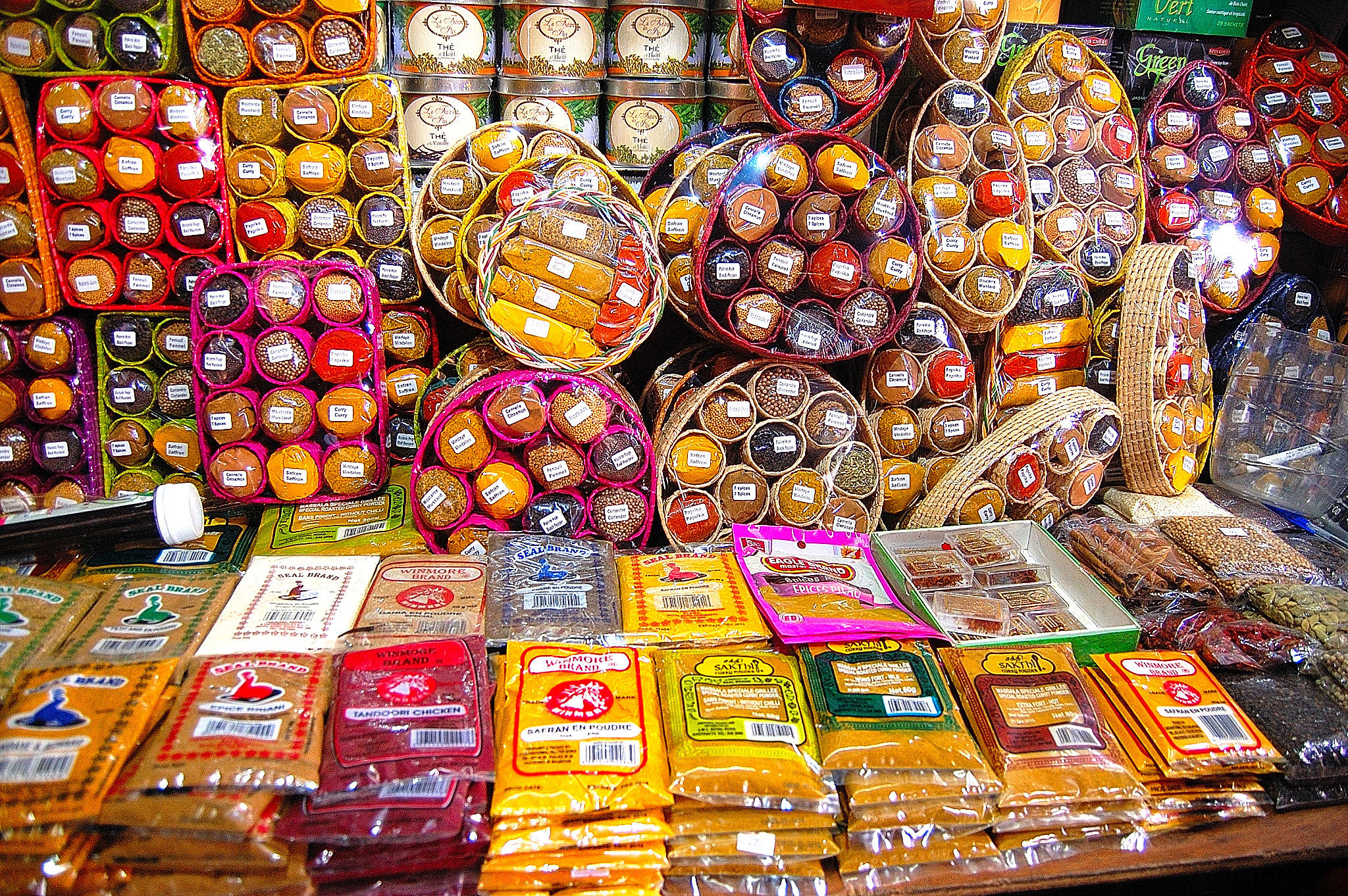 Mauritius:mercato a Port Louis - spezie e colori