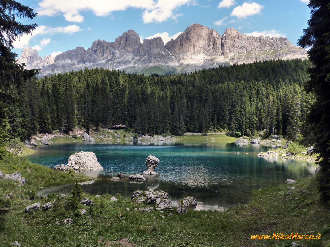 Lake Carezza - (Back)