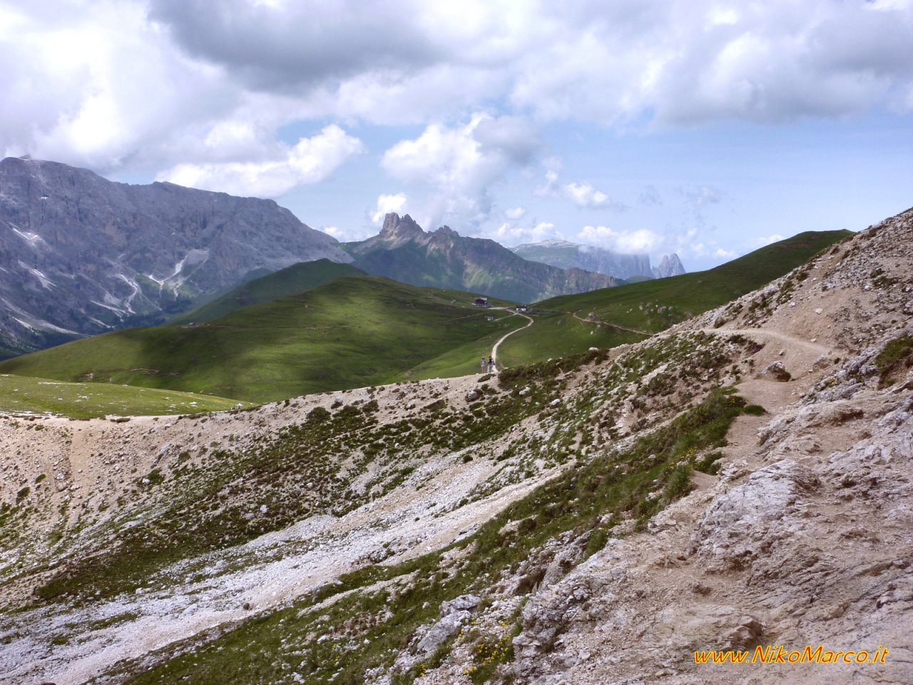 Sella Pass - Behind the Sassopiatto after Pertini