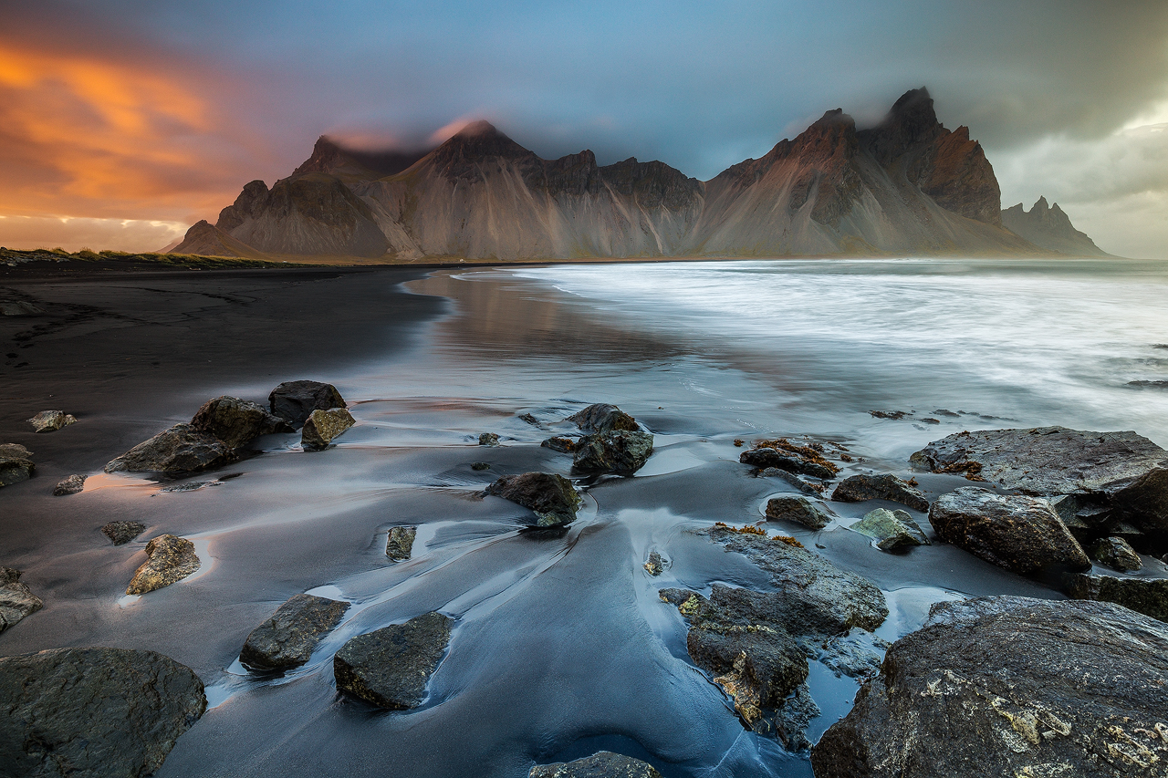 Vestrahorn's rocks