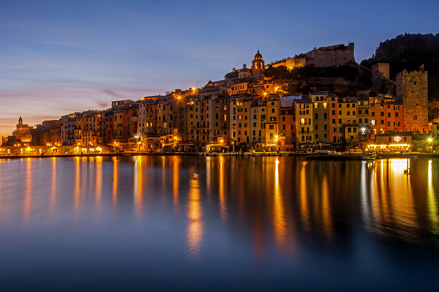 Portovenere-The facades at sea