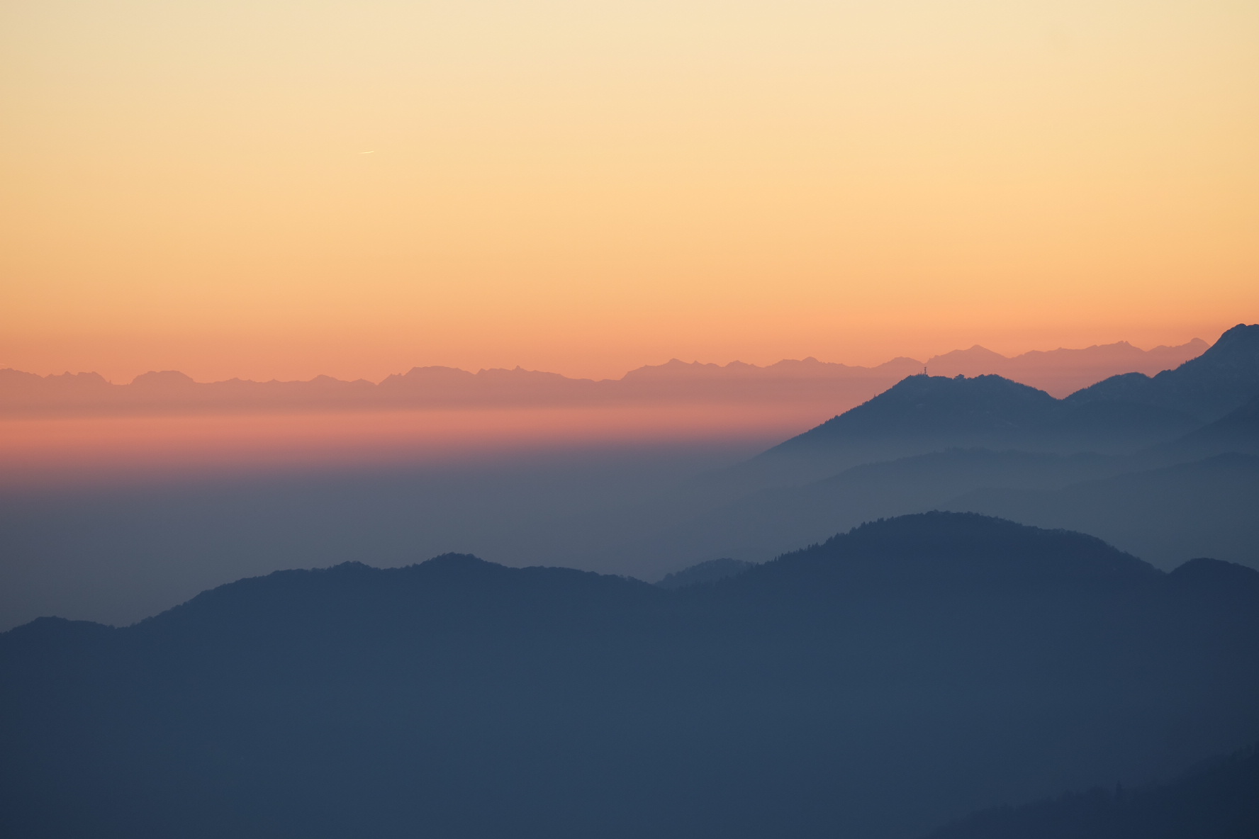 tramonto al mottarone