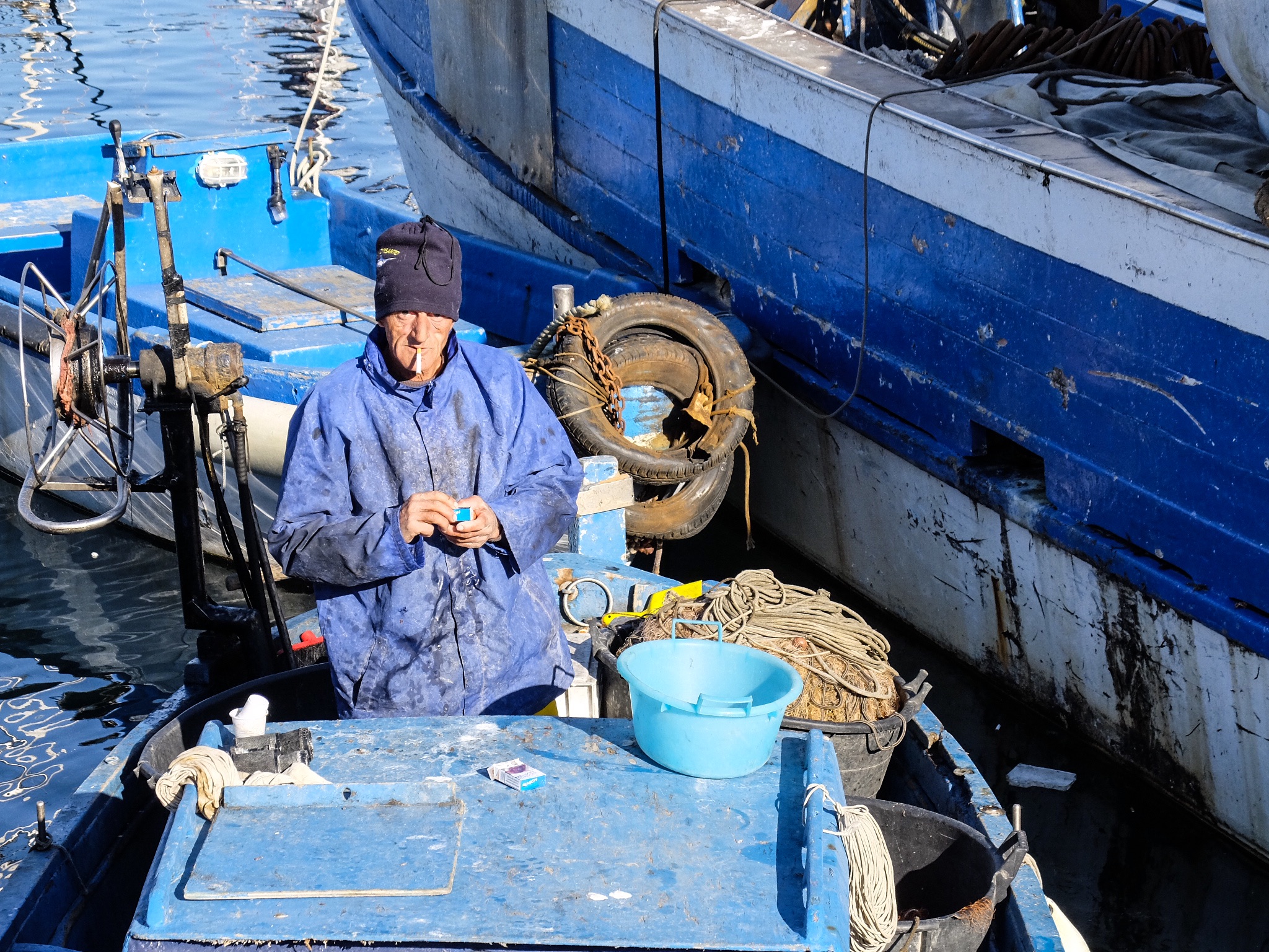 Pescatore a Pozzuoli