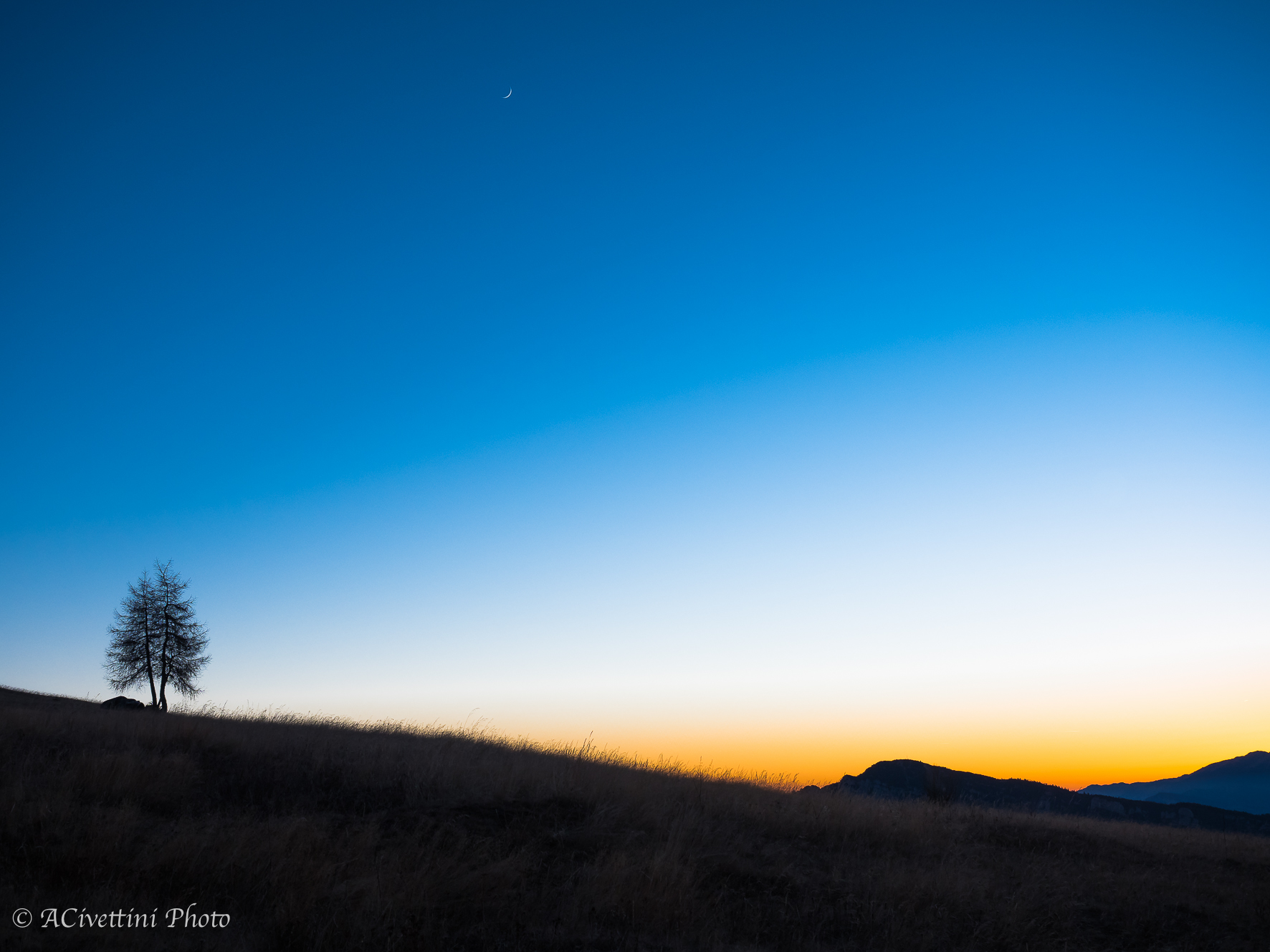 Primo tramonto 2017.