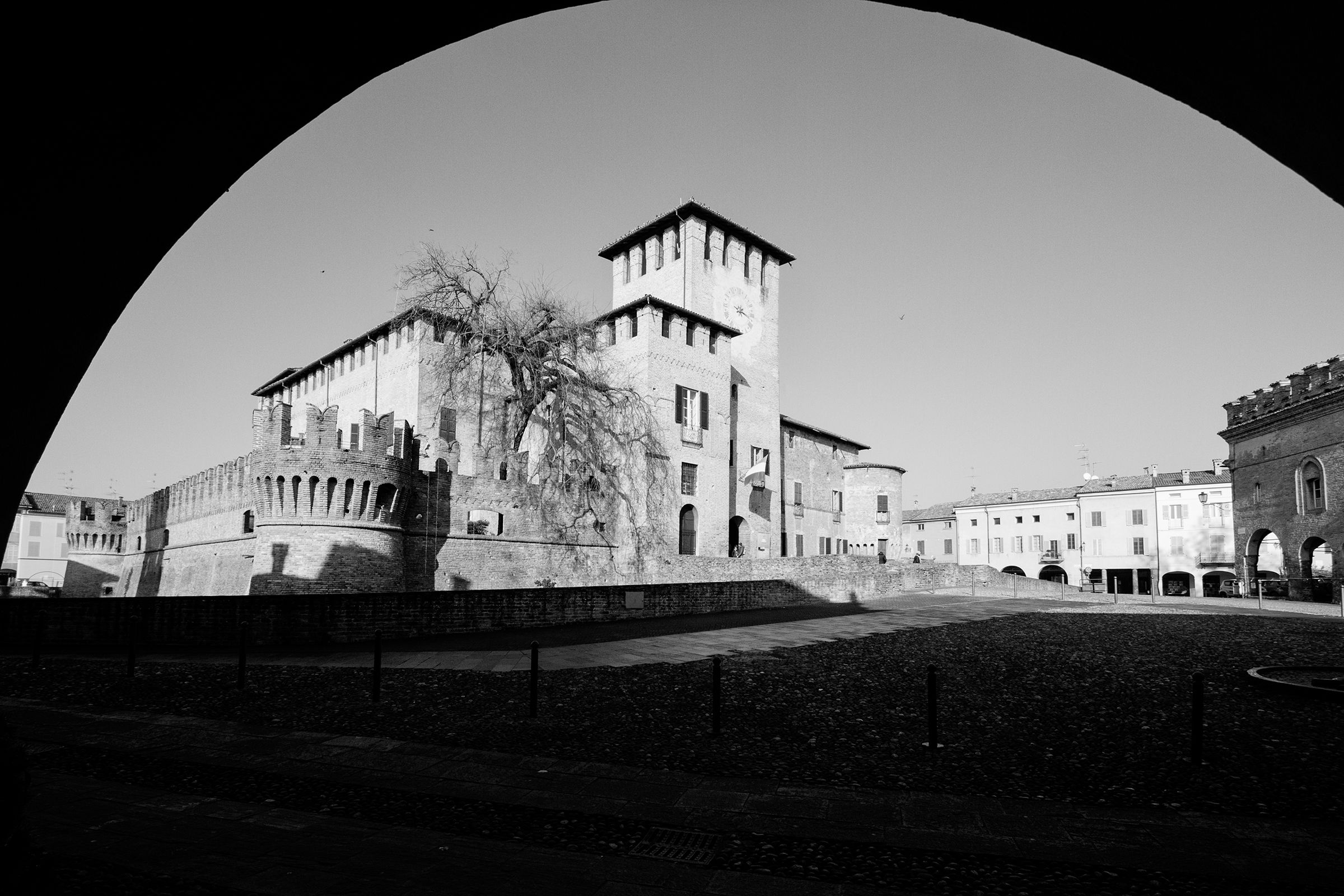 Fontanellato Castello (b & w)