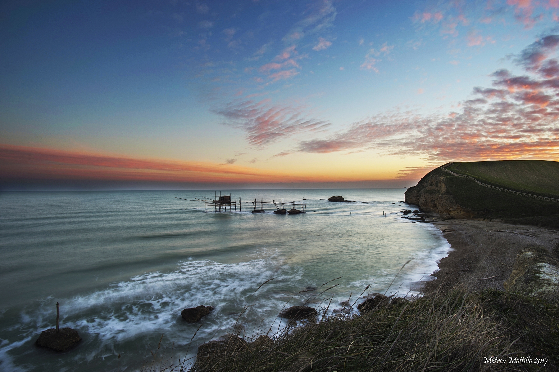 Punta Aderci first sunrise of the year