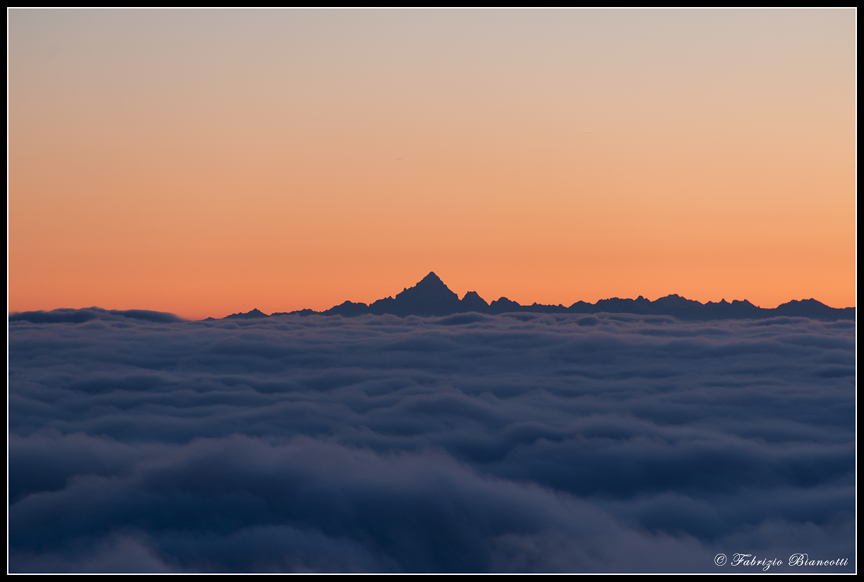 La punta del Monviso