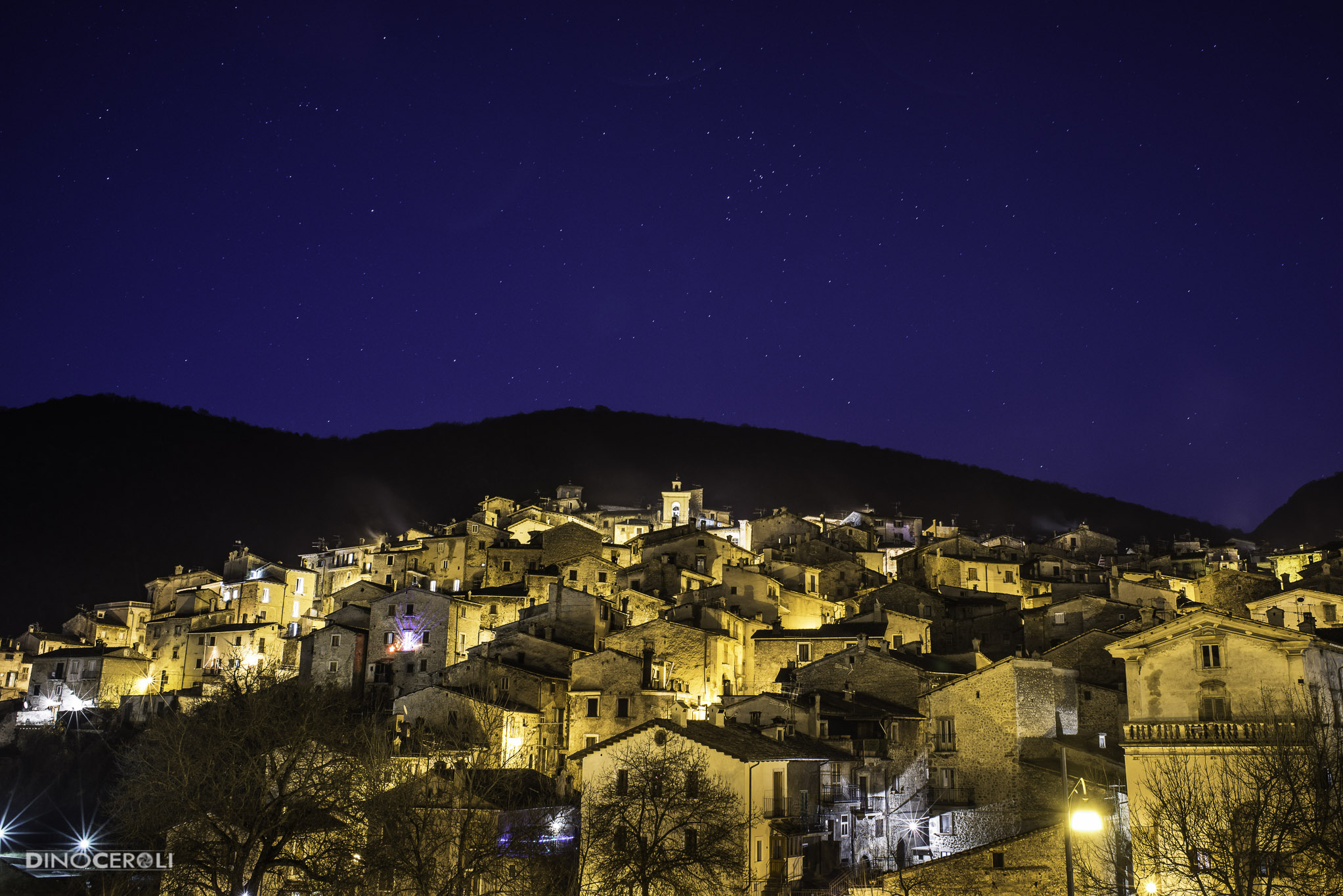 Scanno all'imbrunire