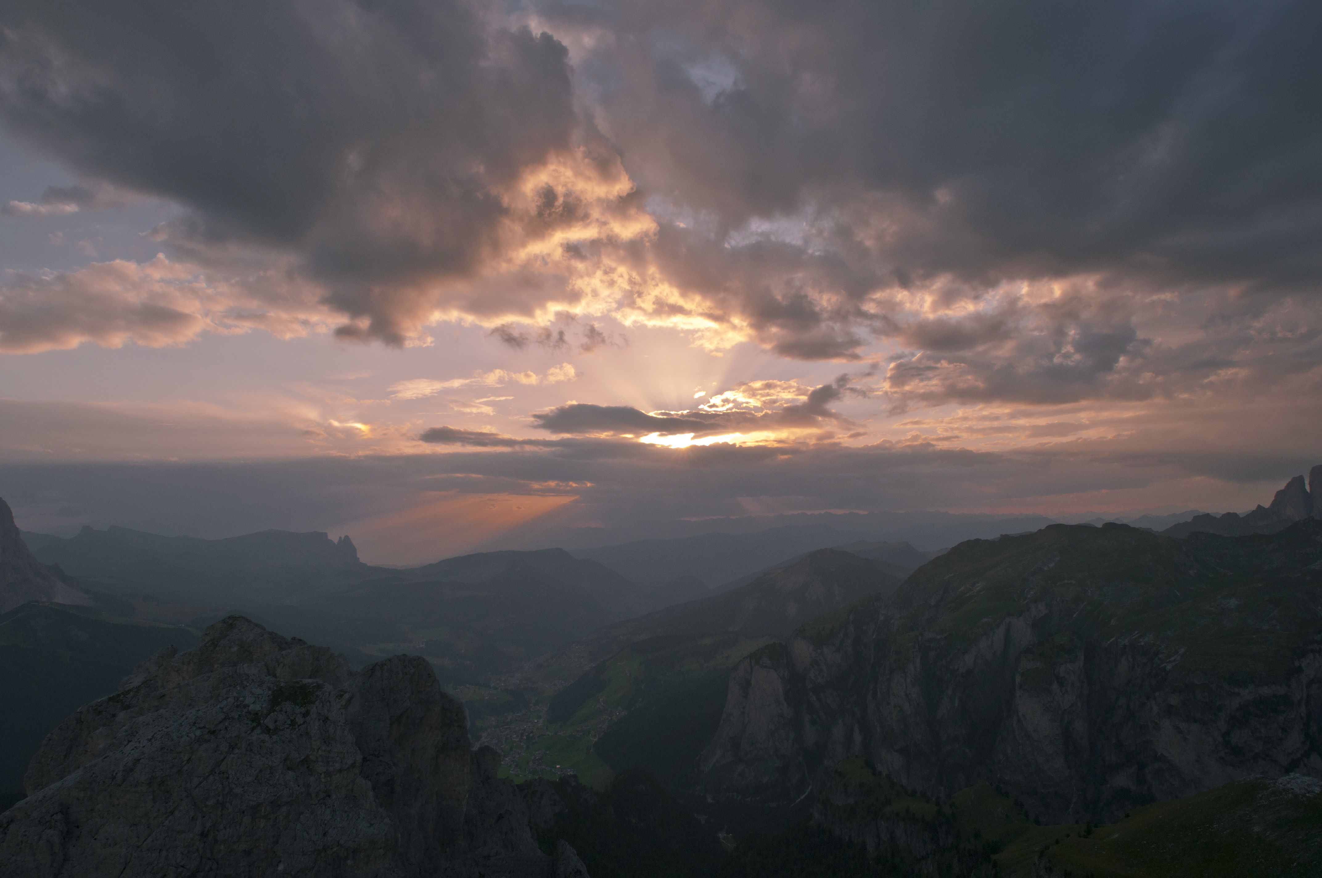 Tramonto dal Gran Cir