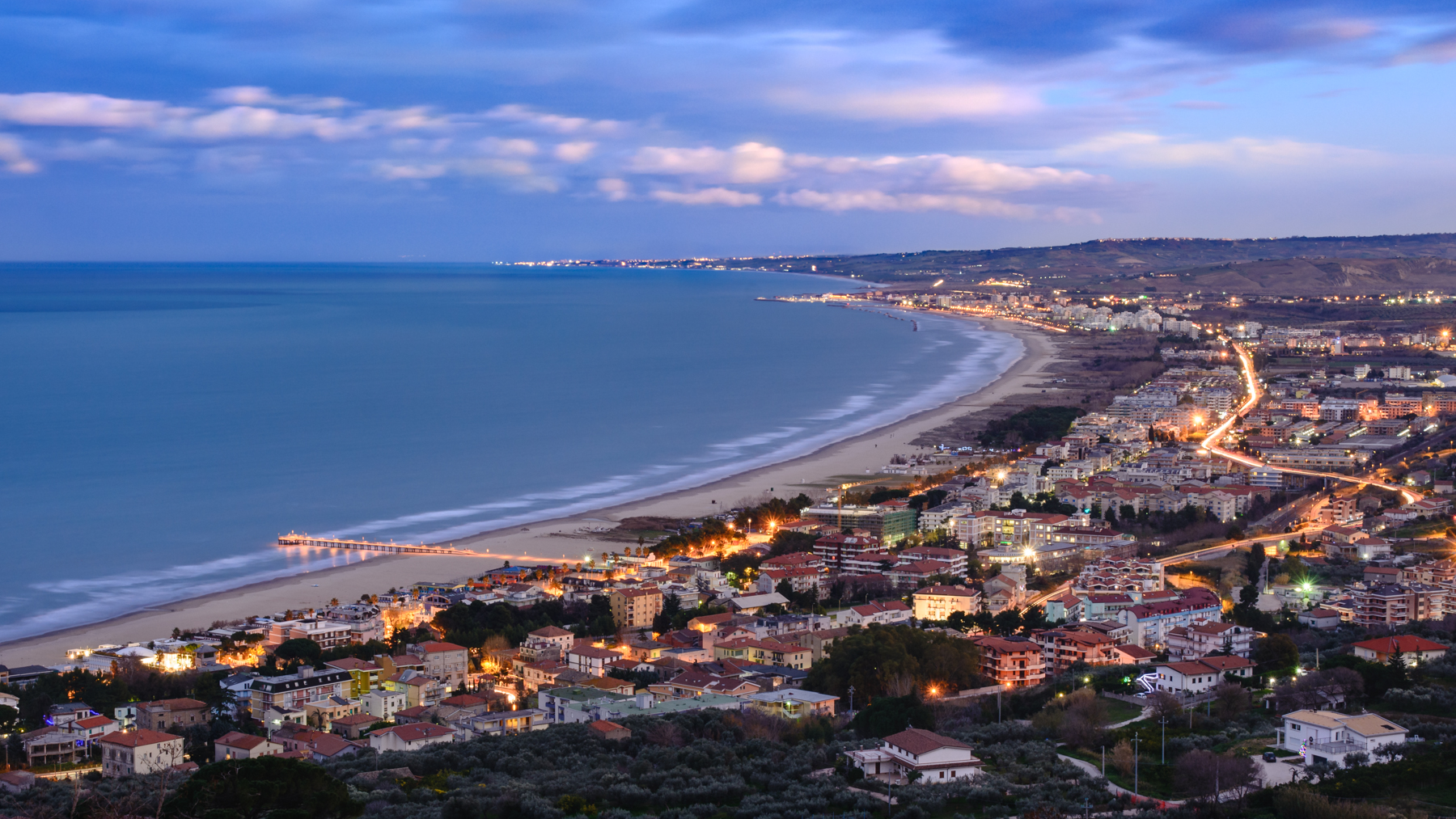 Il golfo di Vasto dal Belvedere San Michele