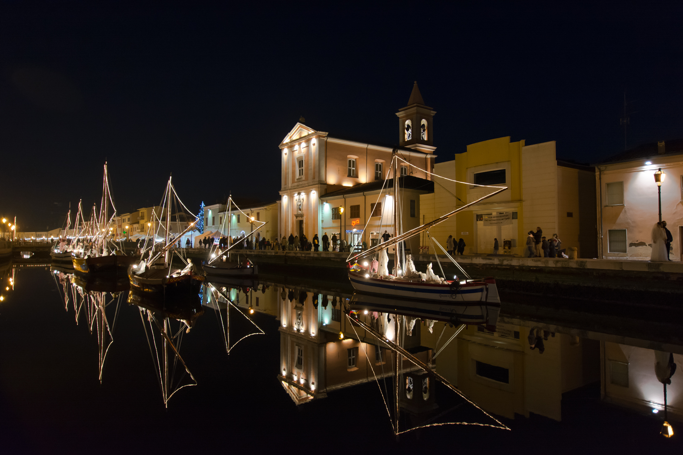 Presepe sull'acqua di Cesenatico