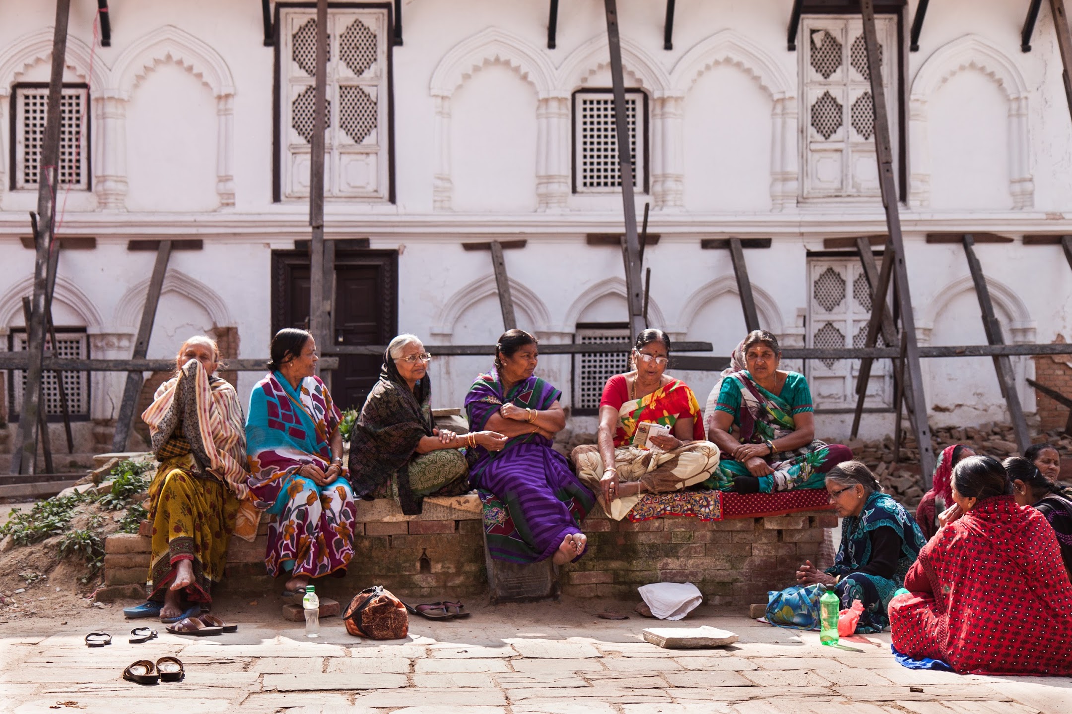 Donne a Kathmandu Durbar Square