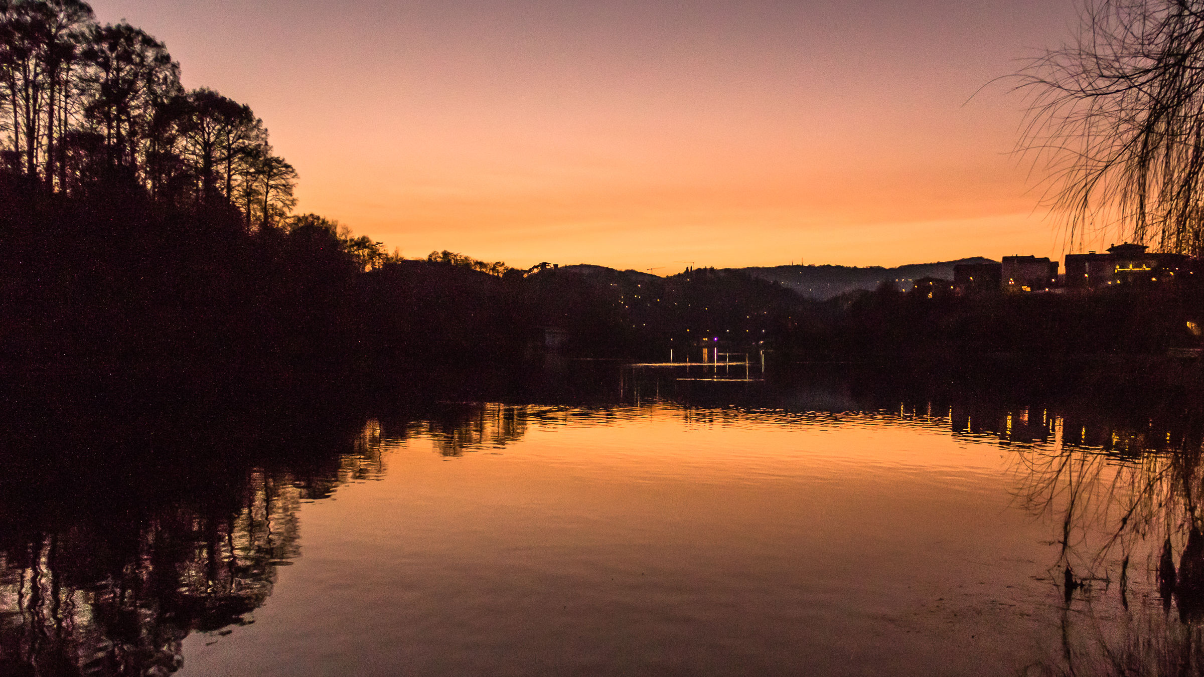 Tramonto tra Lago e Fiume