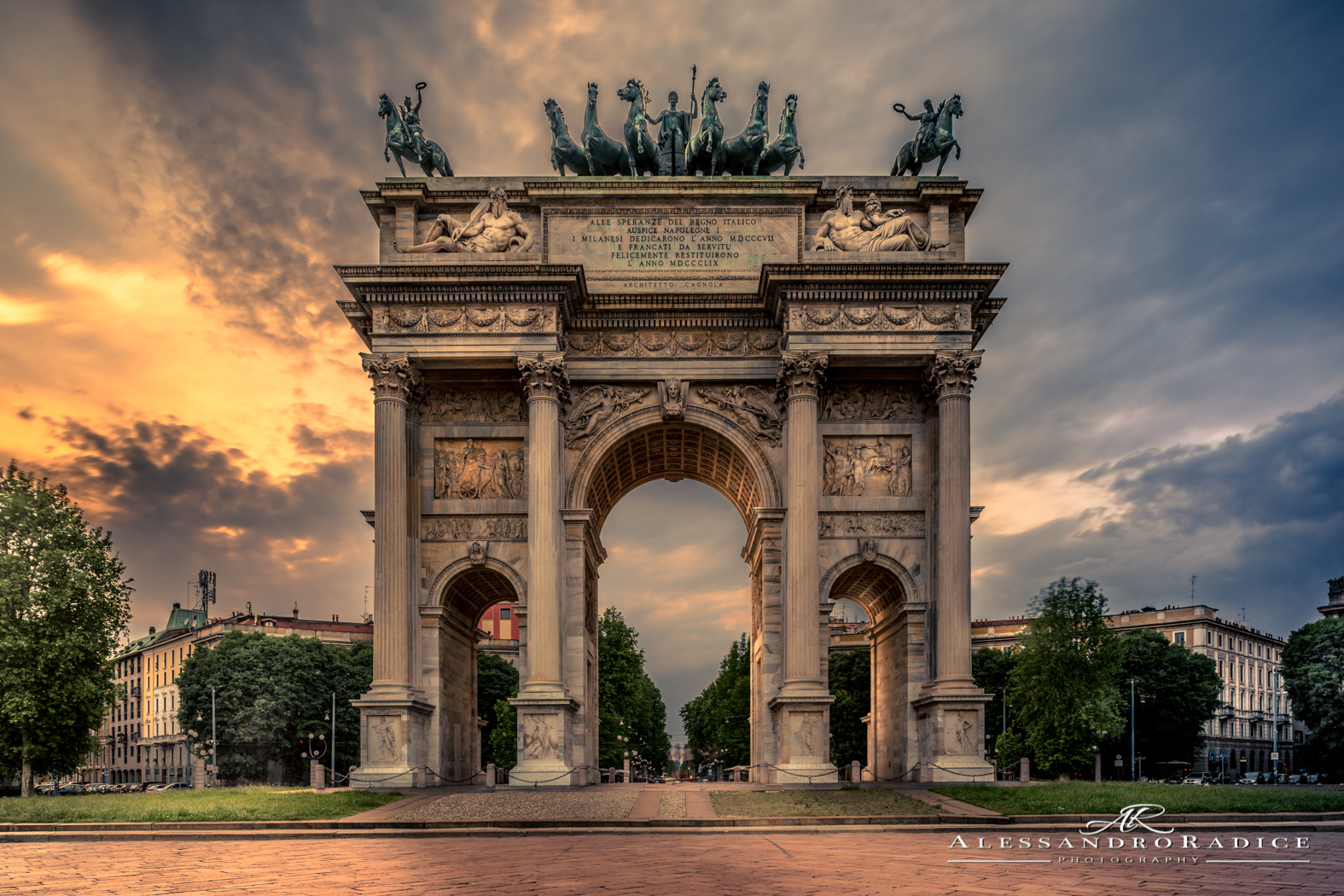 Arco della Pace, Milano, Italia
