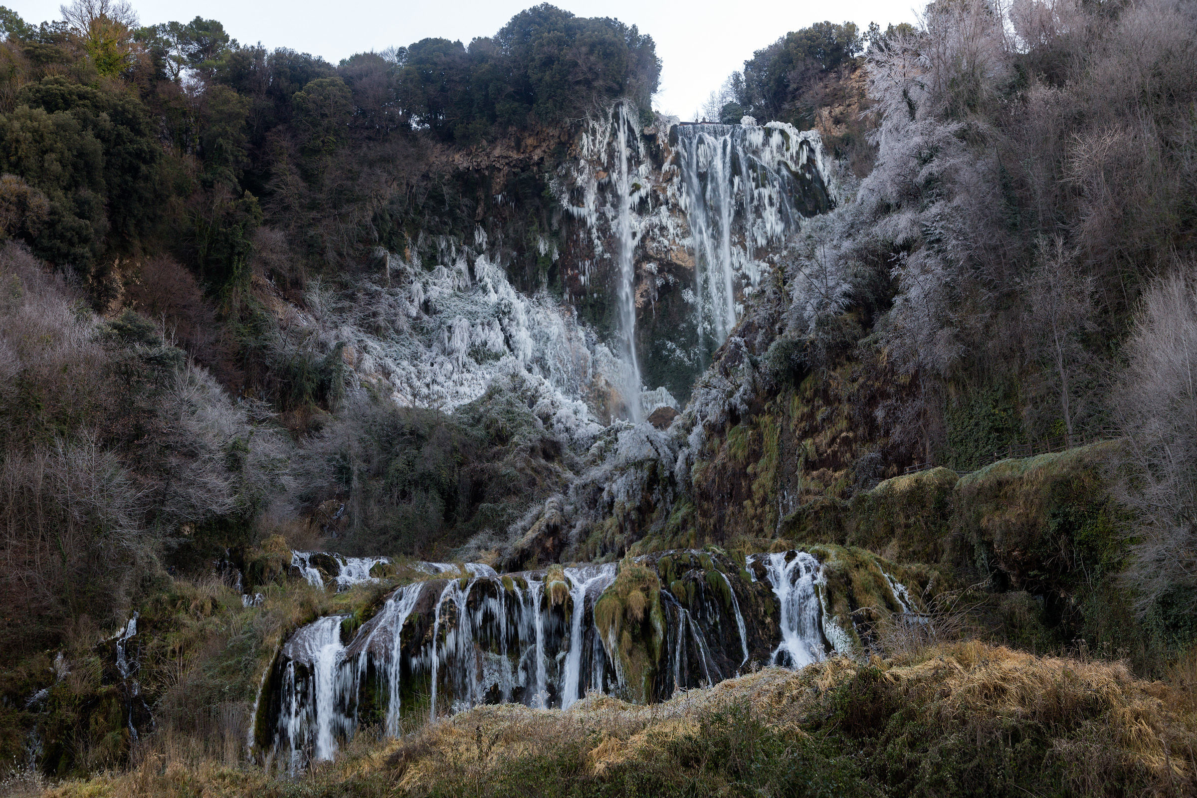 LaCascata Marmore (unusually) frozen