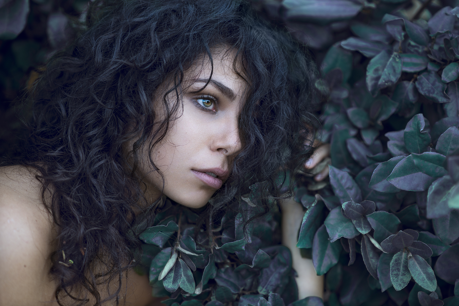 Beautiful green eyes