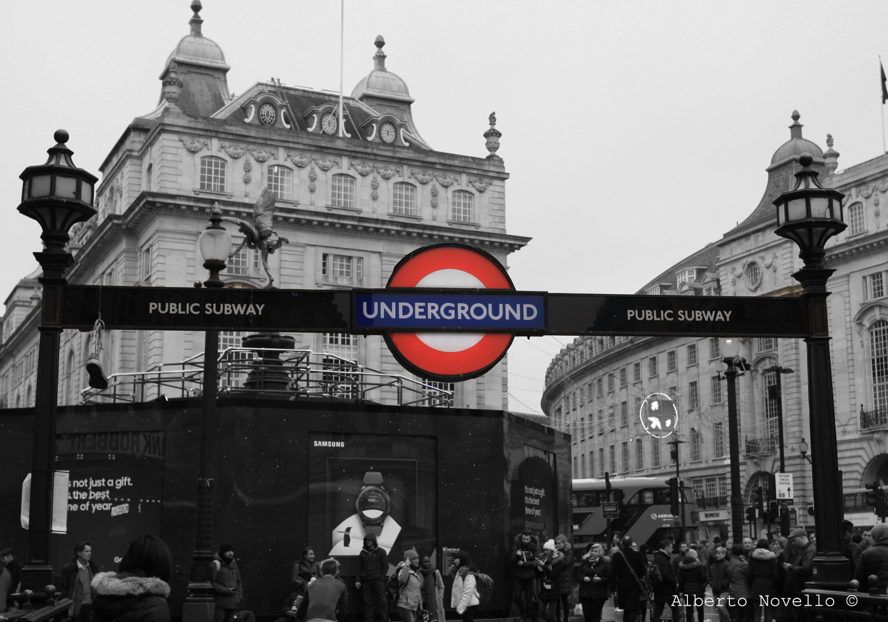 Cartolina dalla metrò