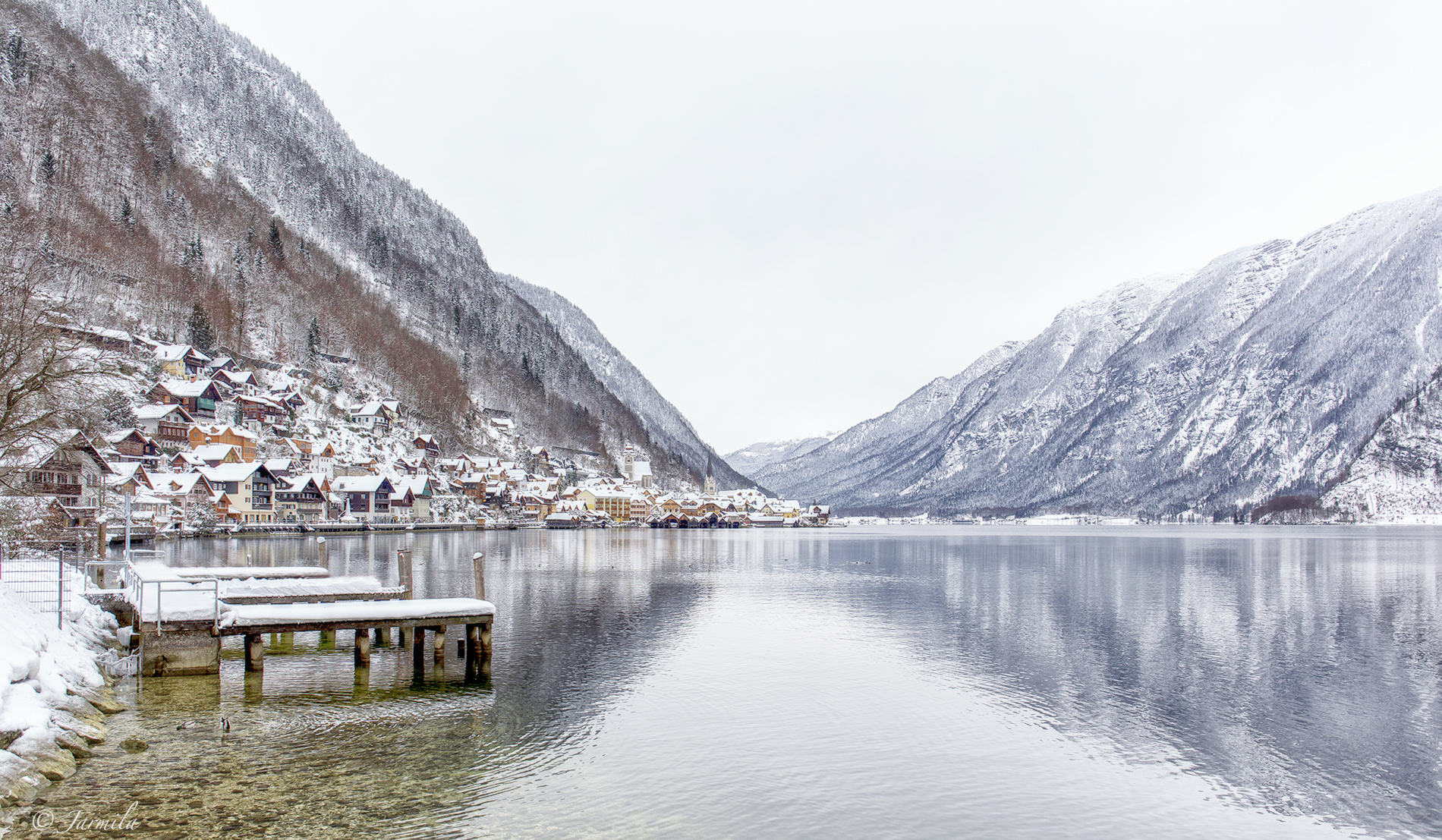 La magia dell'inverno a Hallstatt