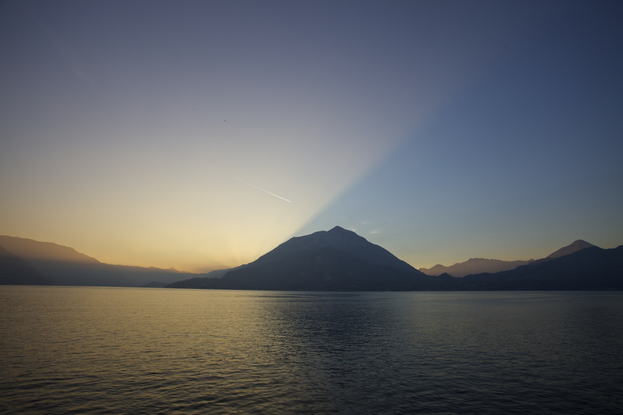 Sunset on Lake Como