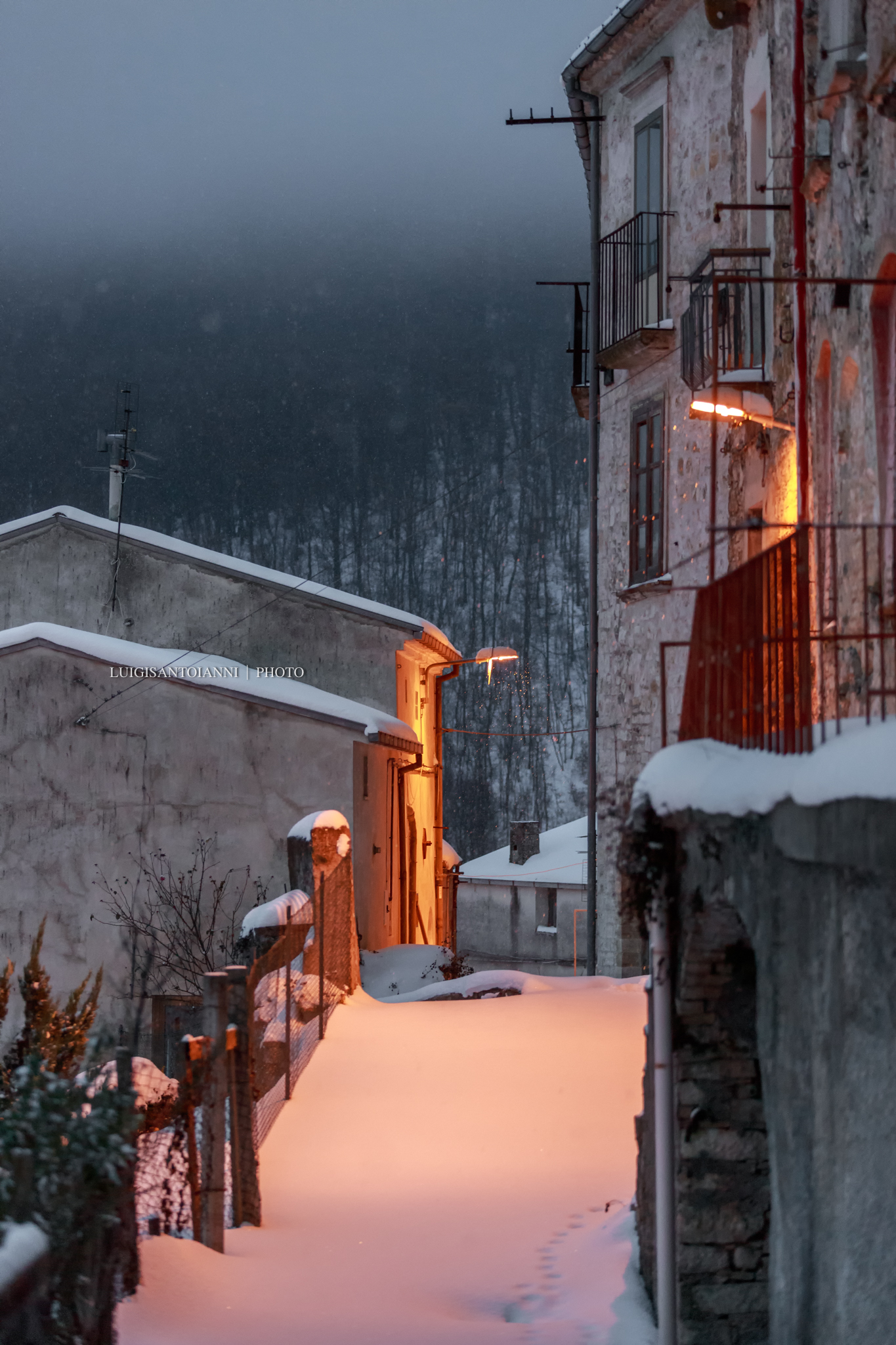 Bonefro sotto la neve