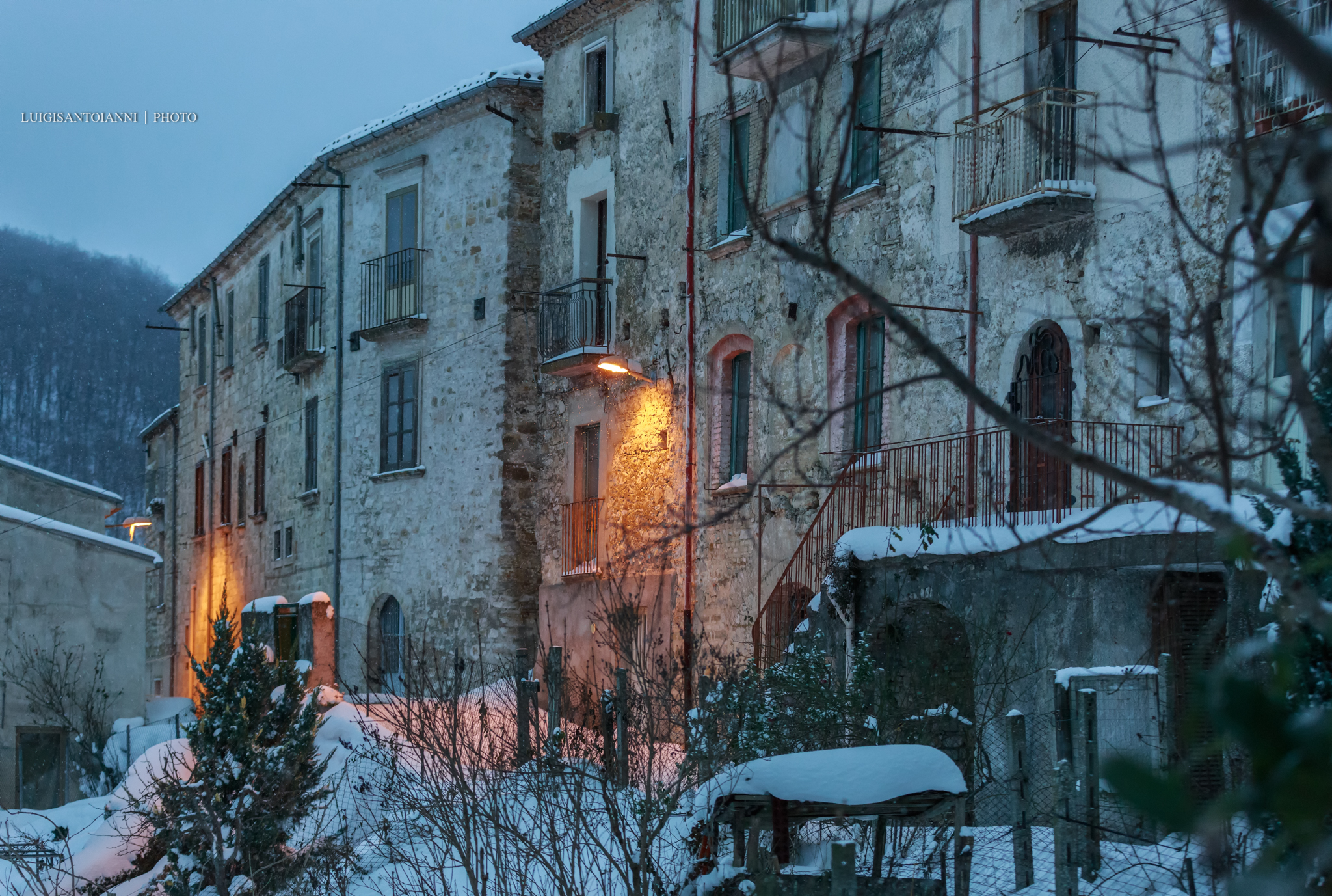 Bonefro sotto la neve