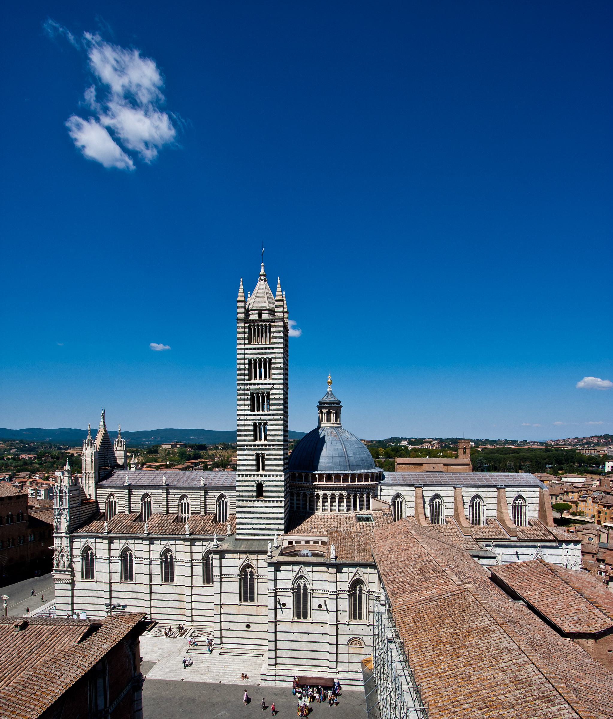 Panoramic view of the Duomo