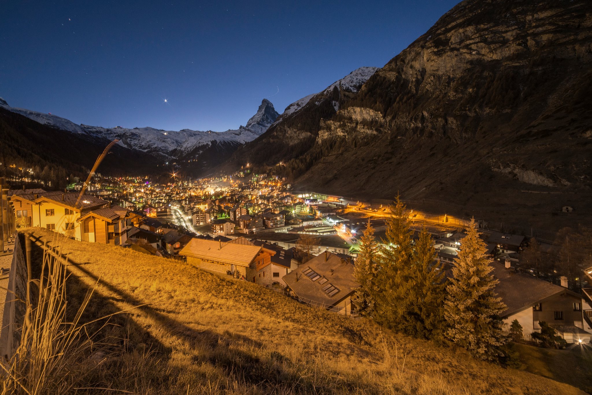 Zermatt by night