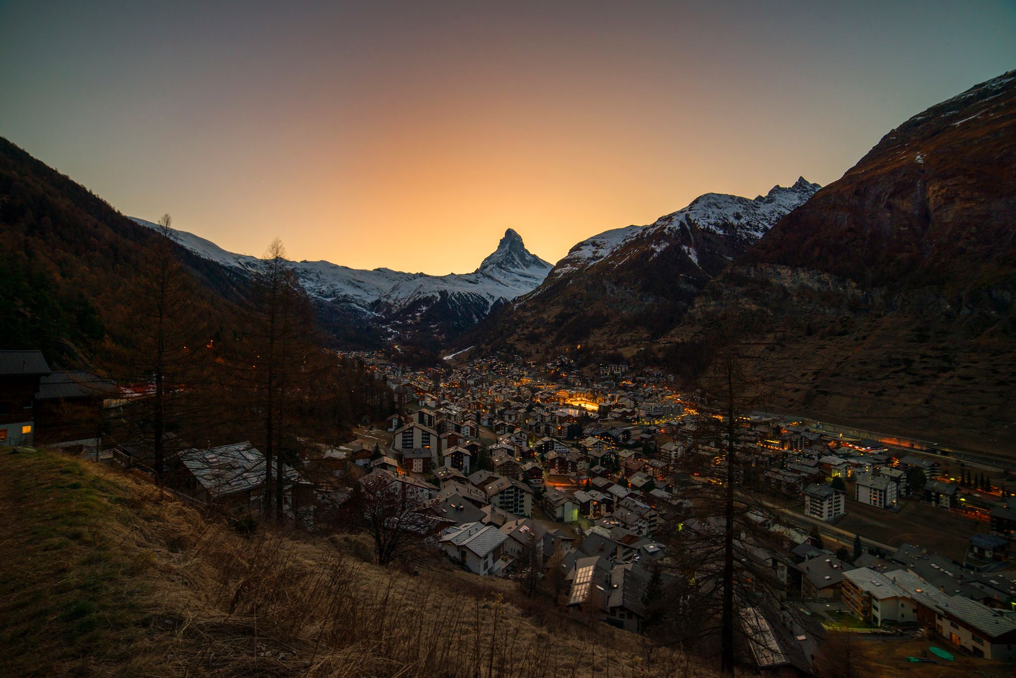 Sunset at Zermatt