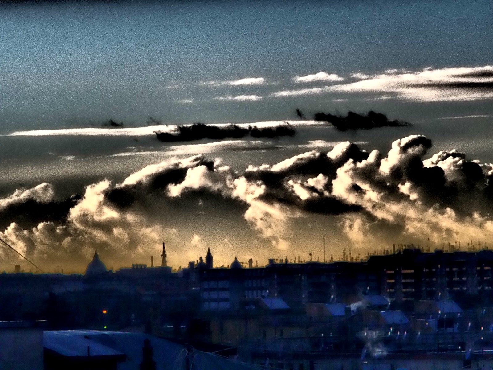 paesaggio urbano con variazione sul tema